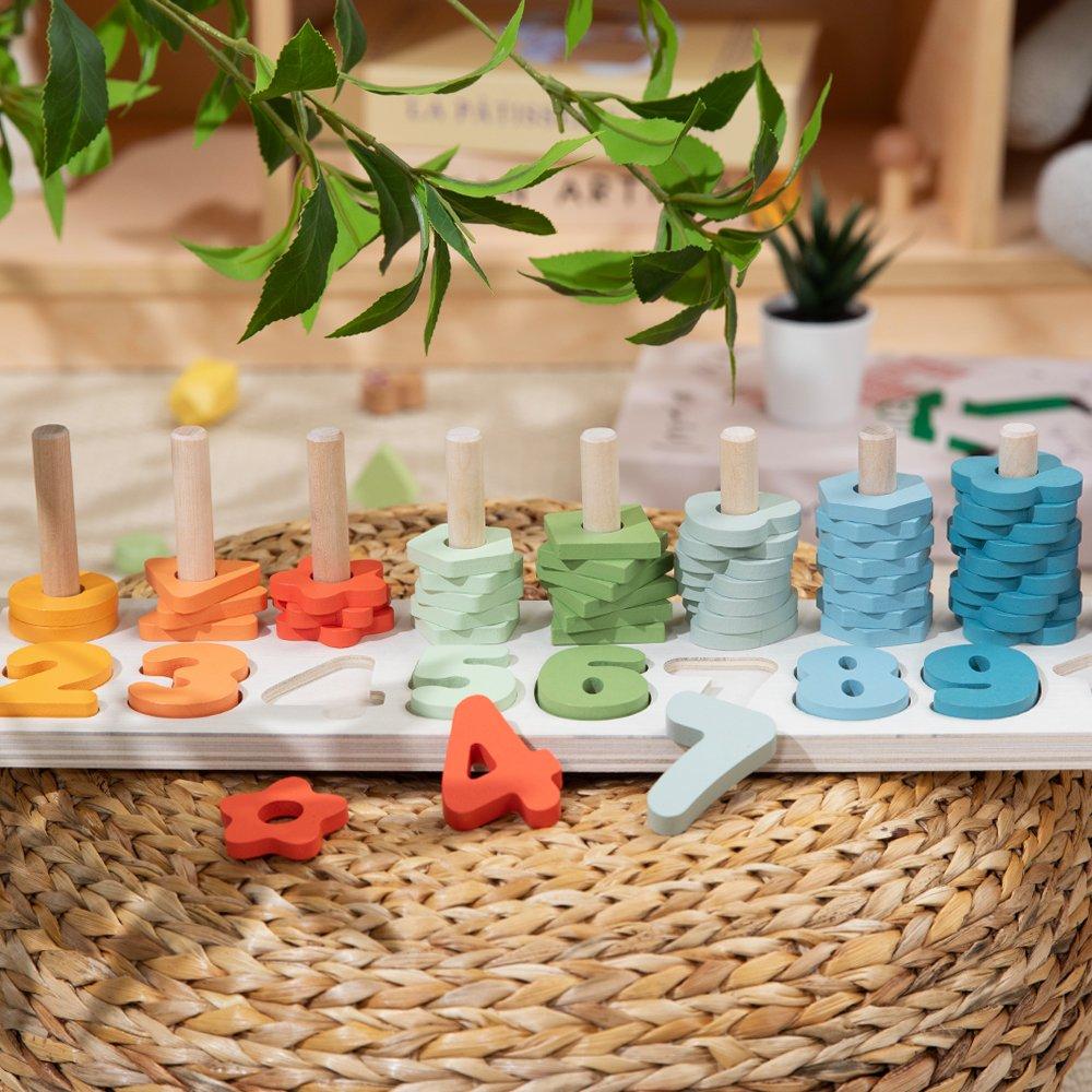 Multi - Tooky Toy - Count and Stack - 4