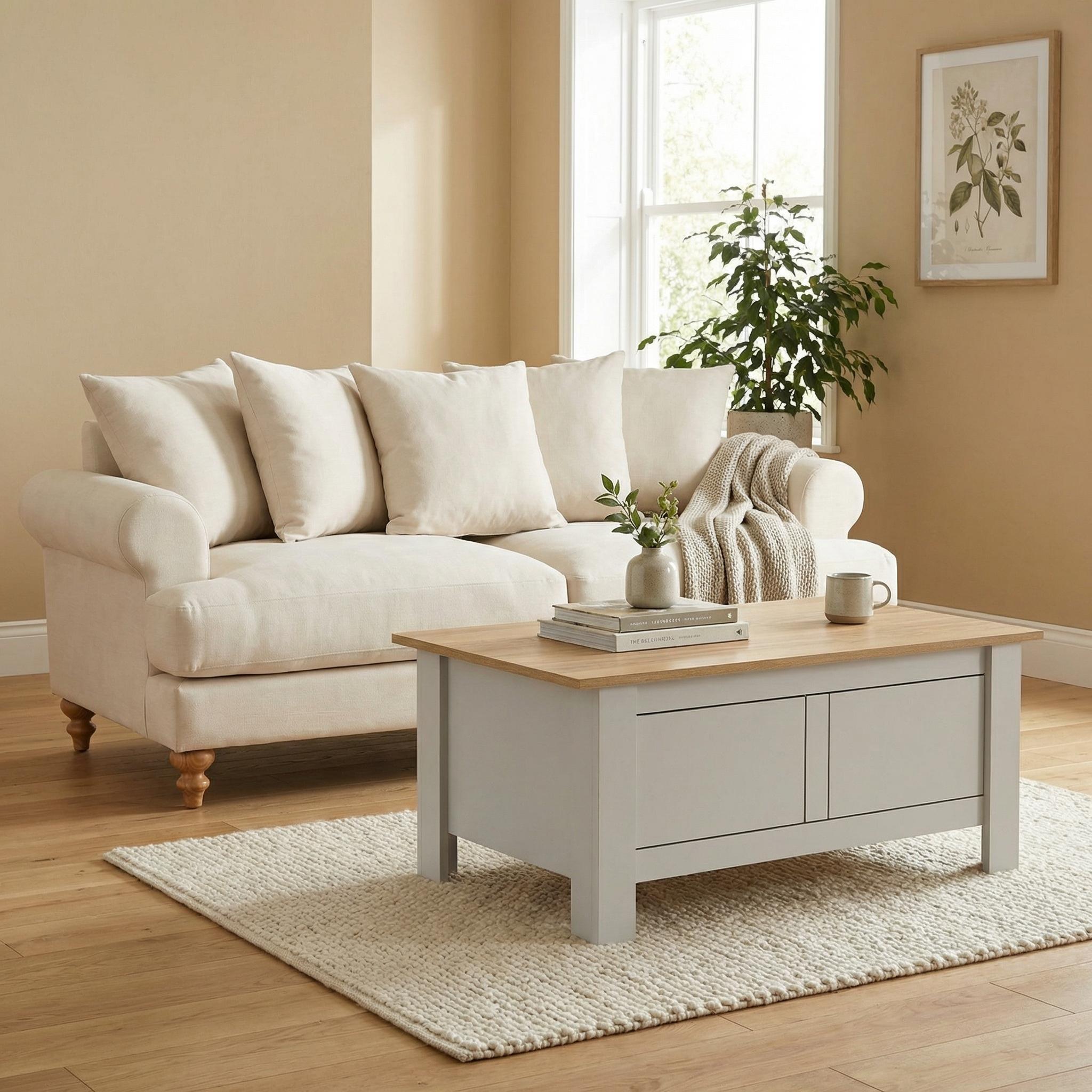 Grey - Jack Wills - Sherbourne Lift Top Coffee Table - 2