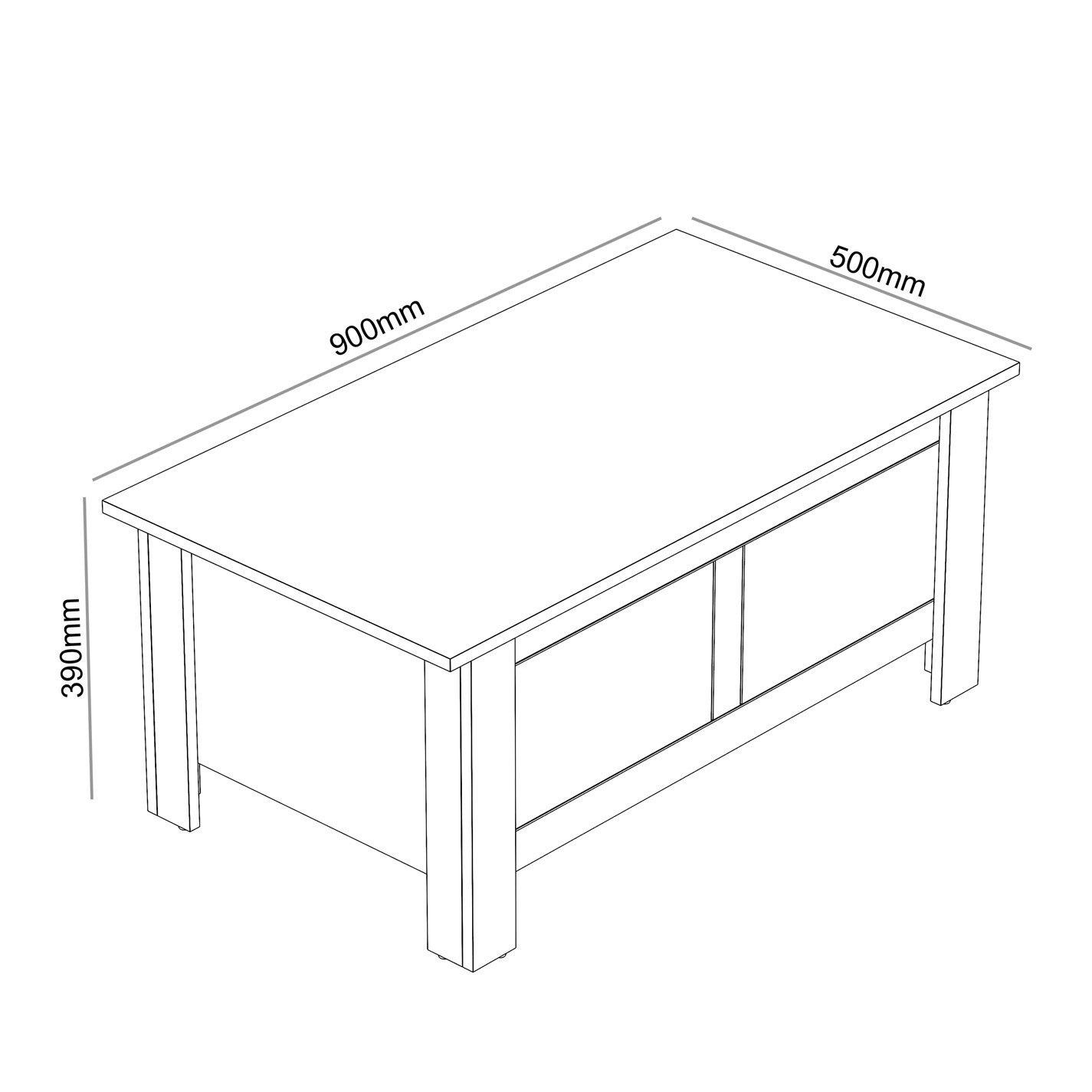 Grey - Jack Wills - Sherbourne Lift Top Coffee Table - 8