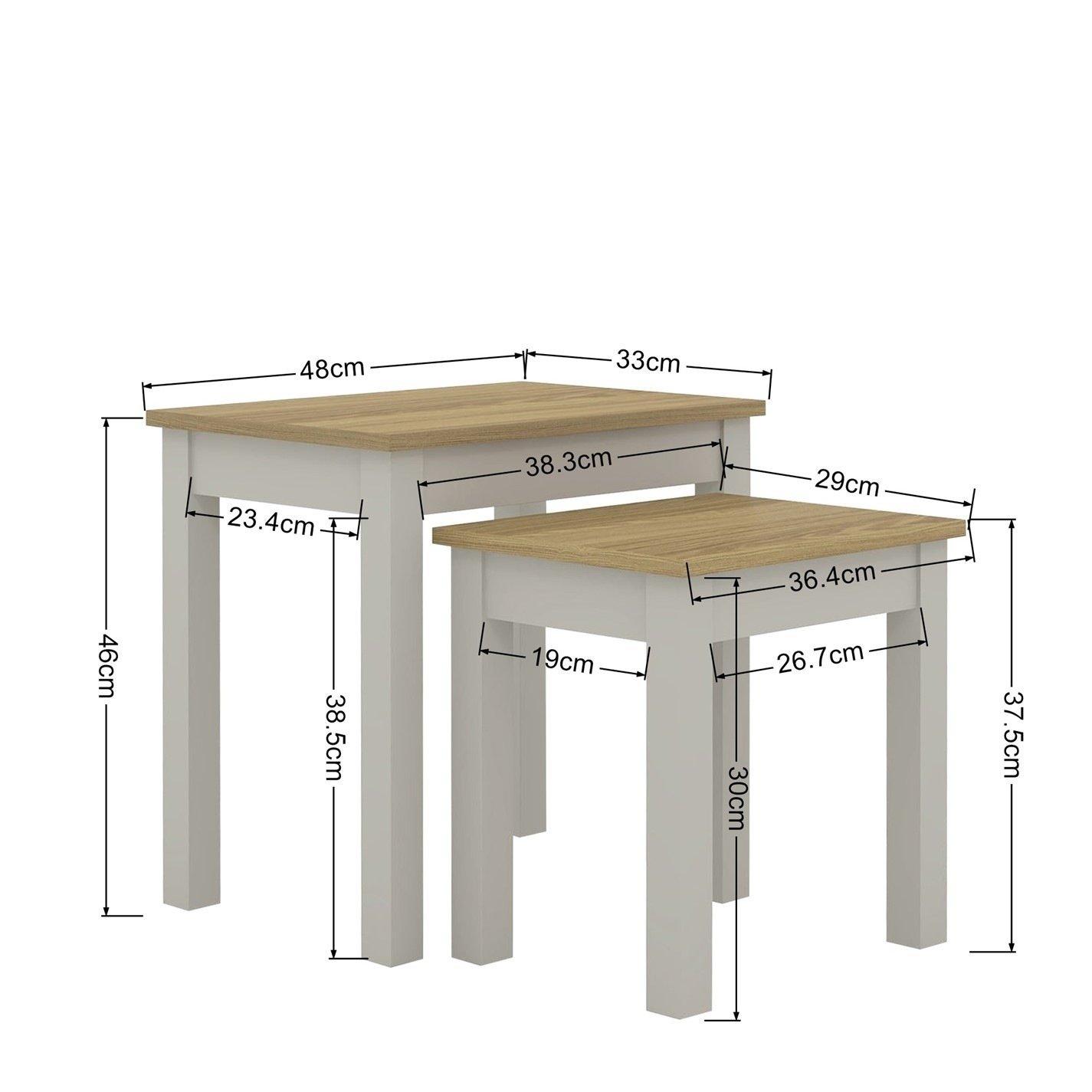 Grey - Jack Wills - Sherbourne Nest of Tables - 8