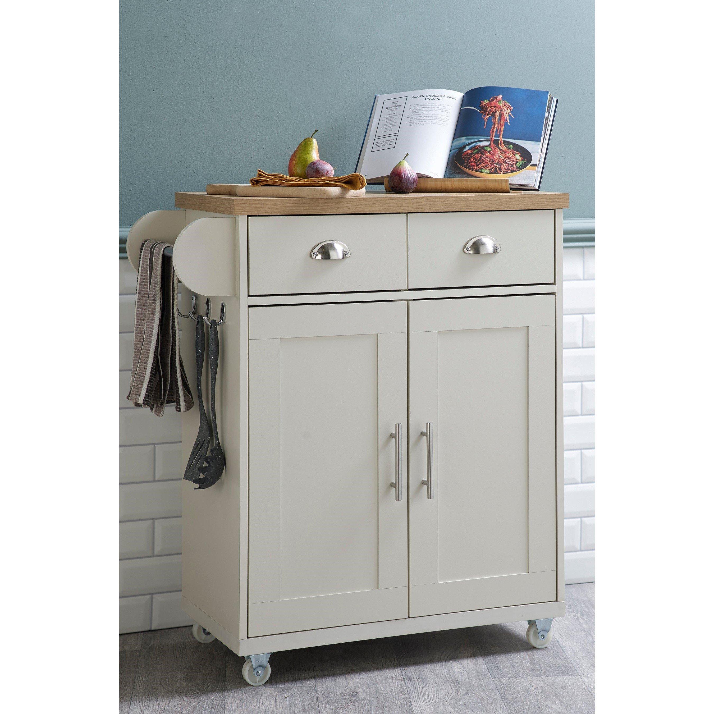 Cream - Homelife - Sherbourne Kitchen Island - 1