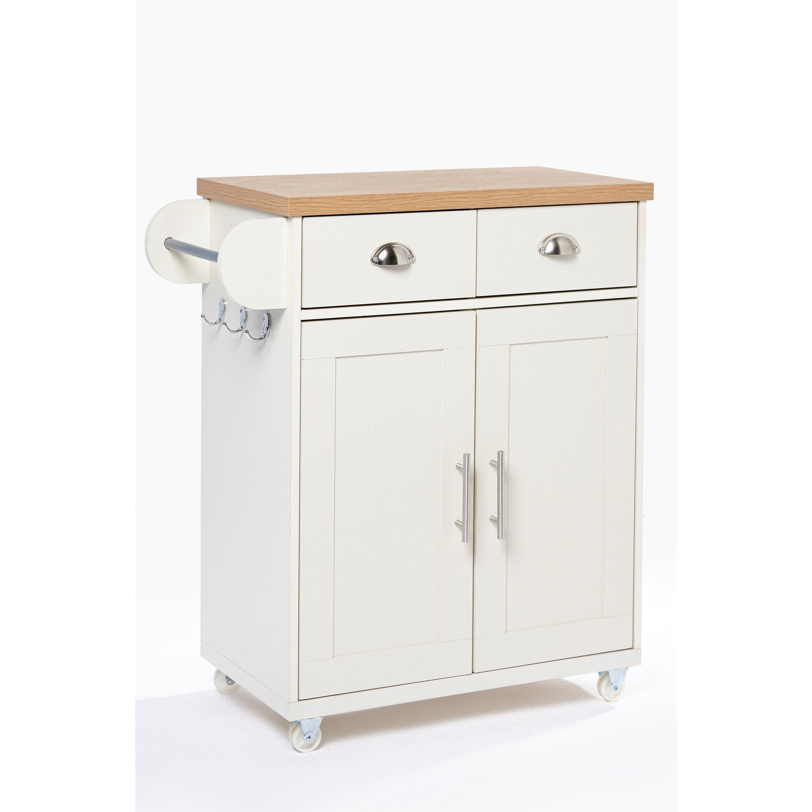 Cream - Homelife - Sherbourne Kitchen Island - 3