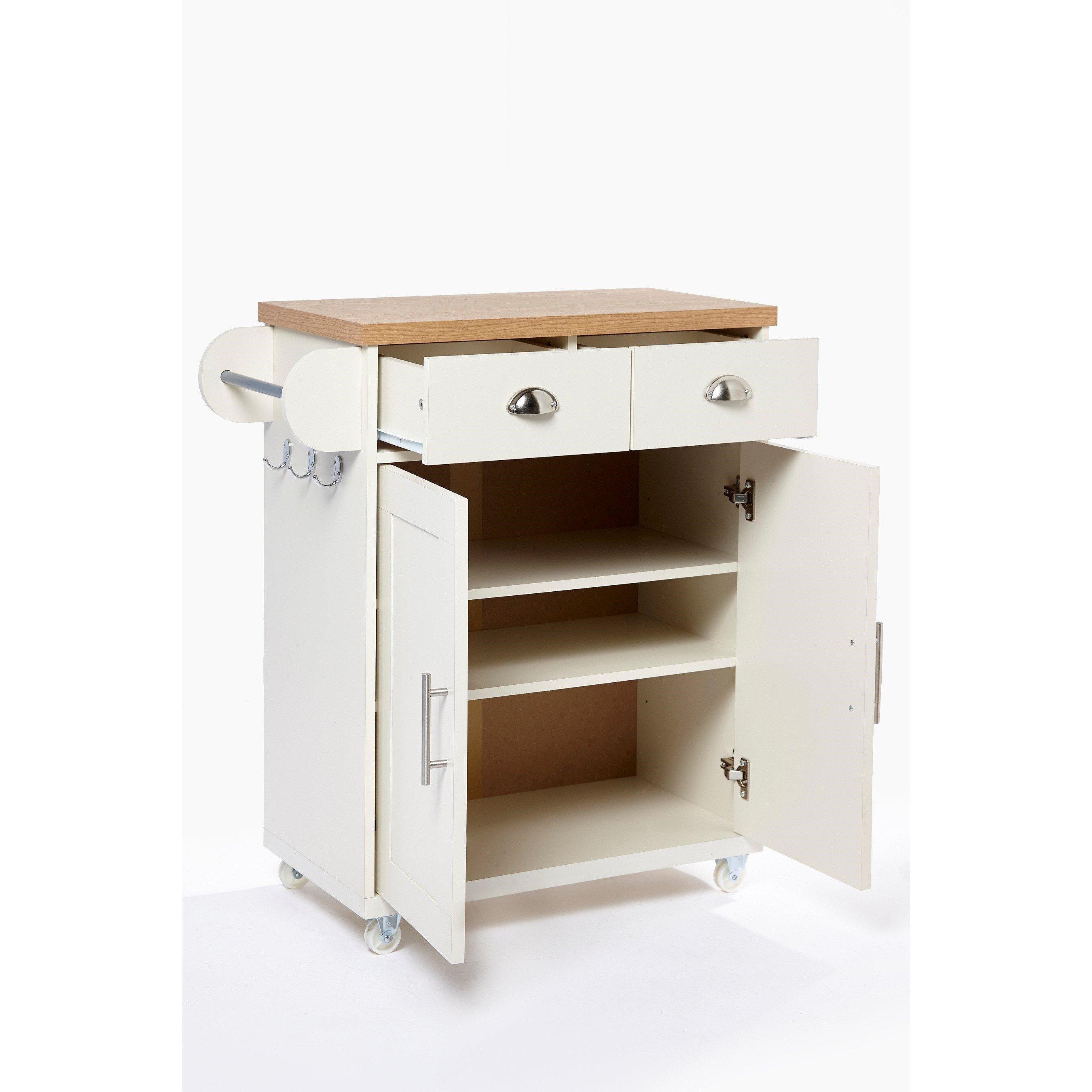 Cream - Homelife - Sherbourne Kitchen Island - 4