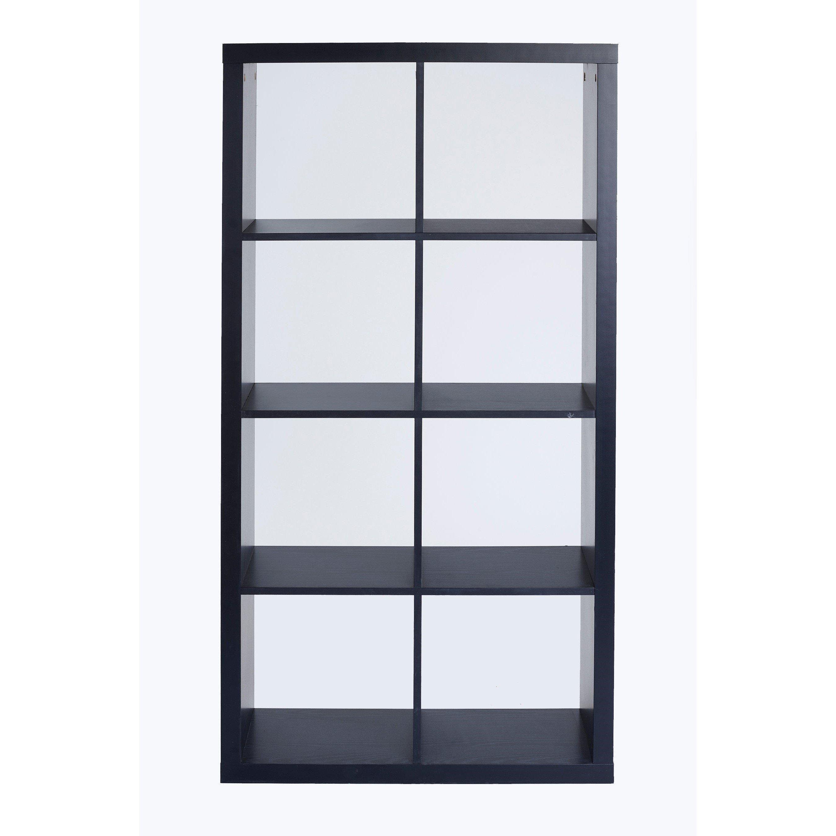 Black - Homelife - Addison 8 Cube Shelving Unit - 2