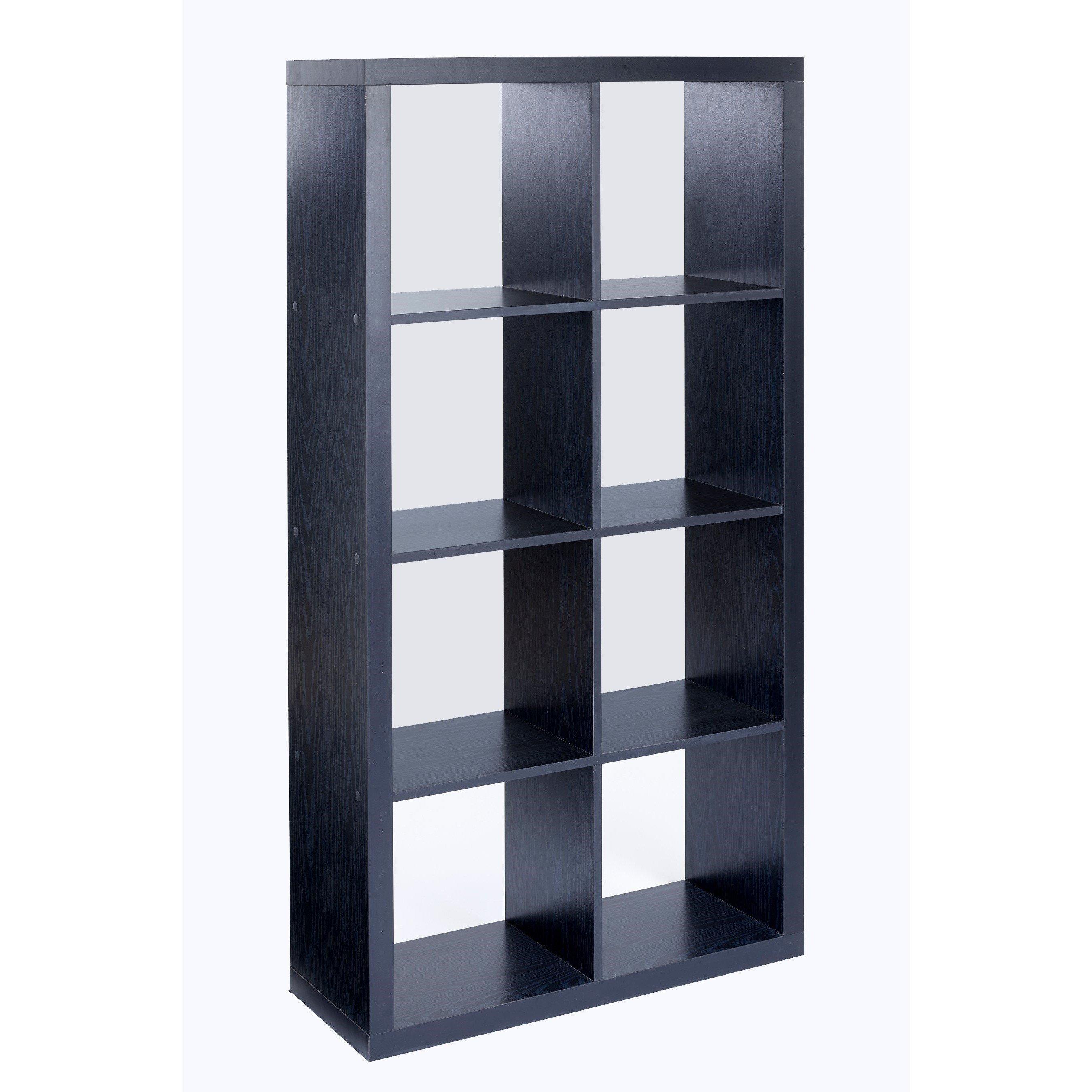 Black - Homelife - Addison 8 Cube Shelving Unit - 3