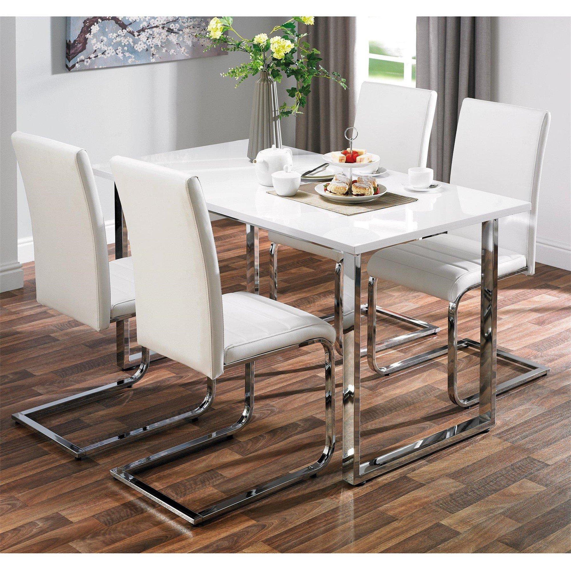 White - Homelife - 5pc Dining Set 09 - 4