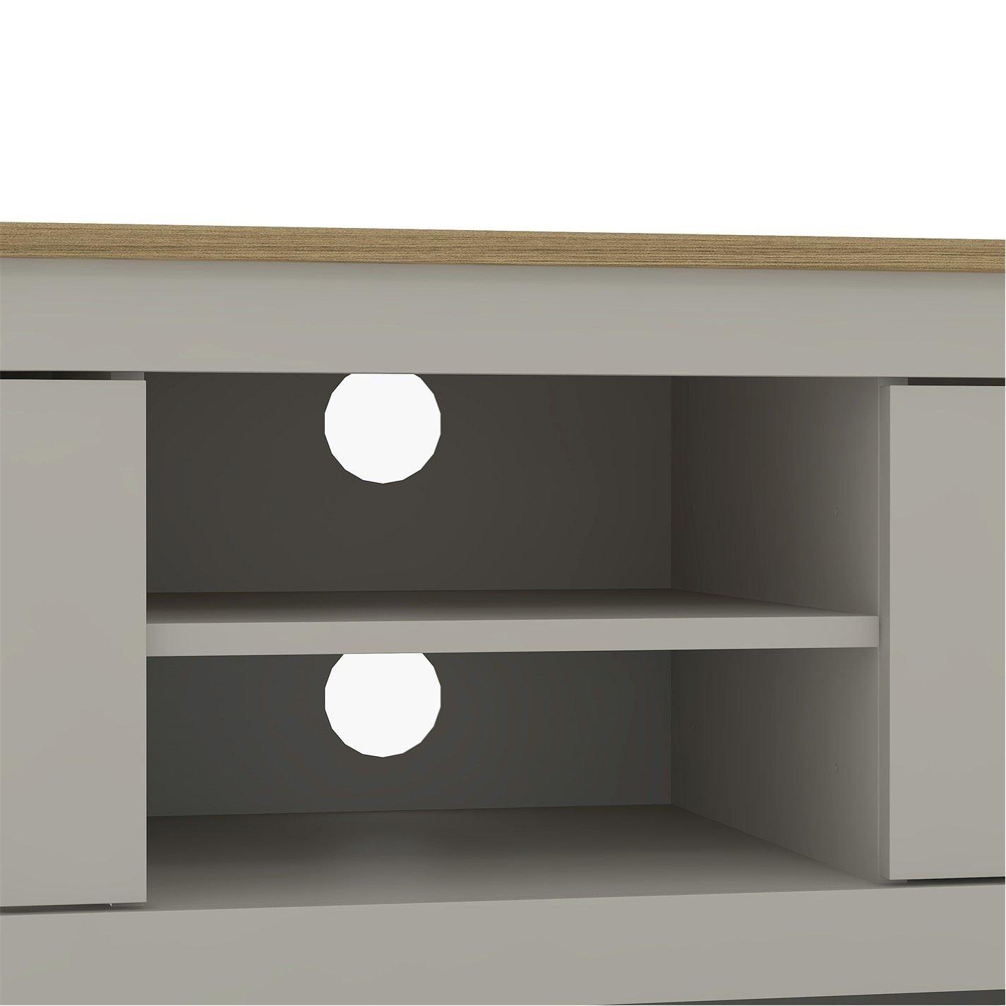 Grey - Jack Wills - 2 Drawer TV Unit - 8