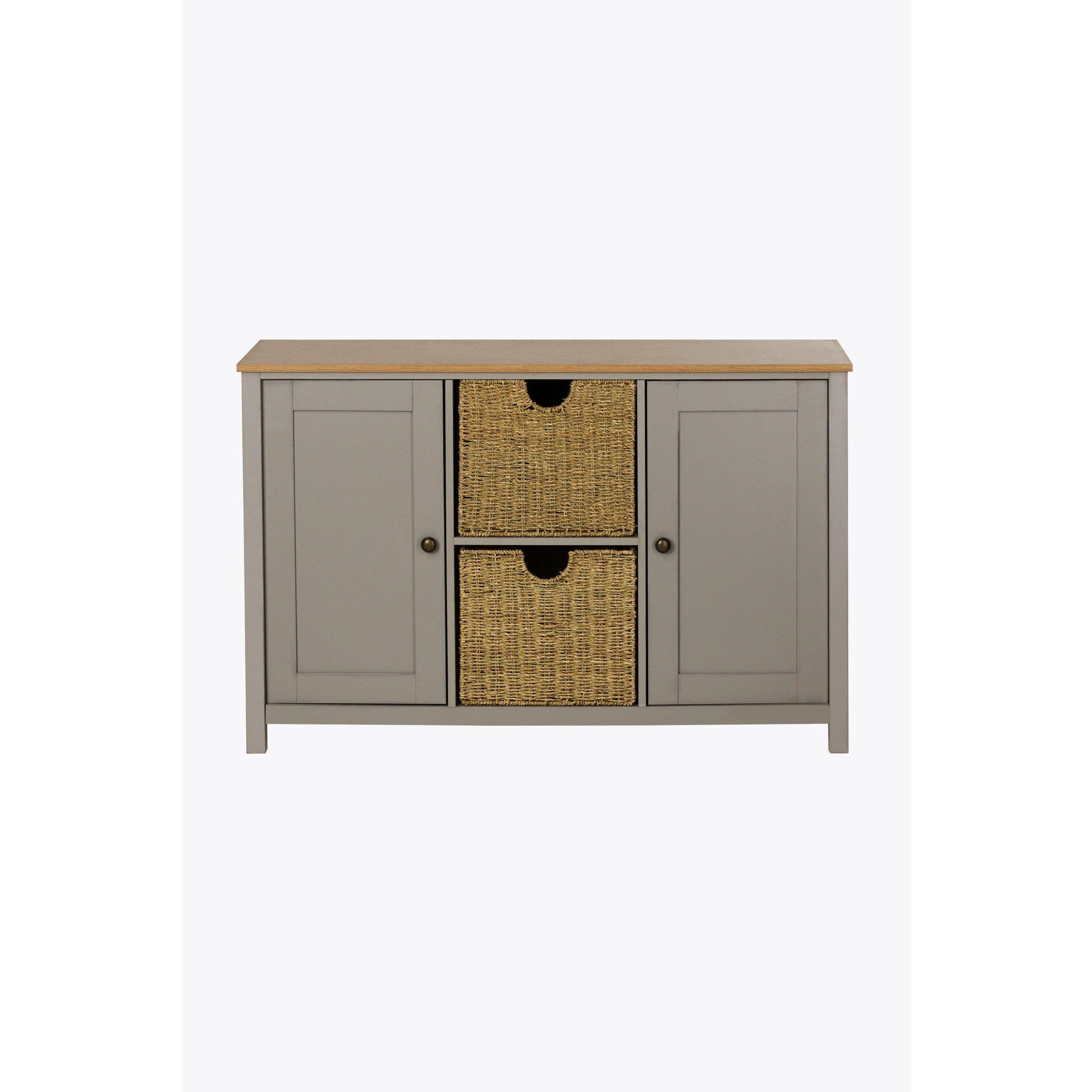 Grey - Homelife - Devon Large Sideboard - 5