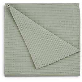 Homelife Homelife Ribbed Green Velvet Bedspread