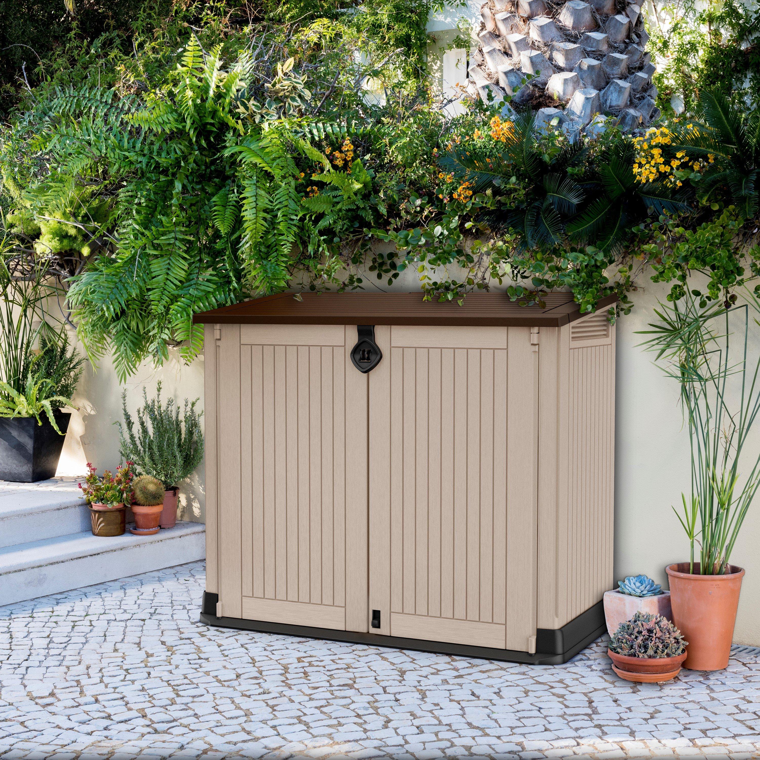 Natural - Keter - Midi 845L Store It Out Garden Storage - 11