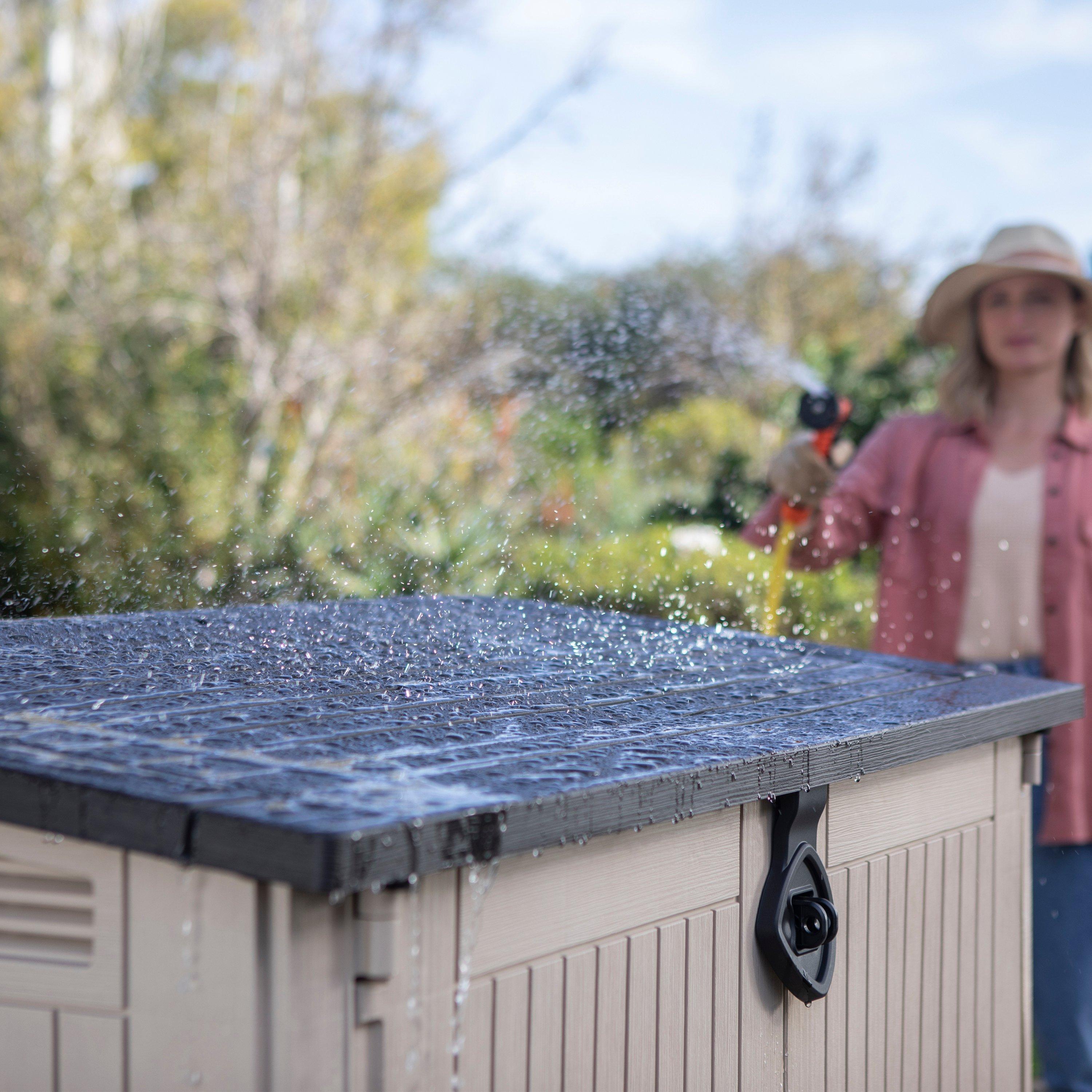 Natural - Keter - Midi 845L Store It Out Garden Storage - 7