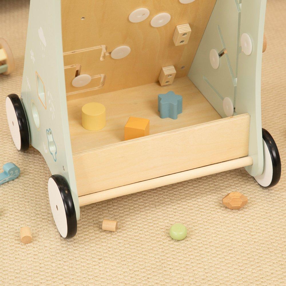 Multi - Tooky Toy - Wooden Learning Walker - 4