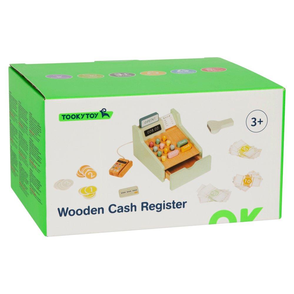 None - Tooky Toy - Wooden Cash Register - 5