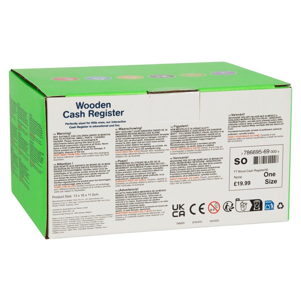 None - Tooky Toy - Wooden Cash Register - 6