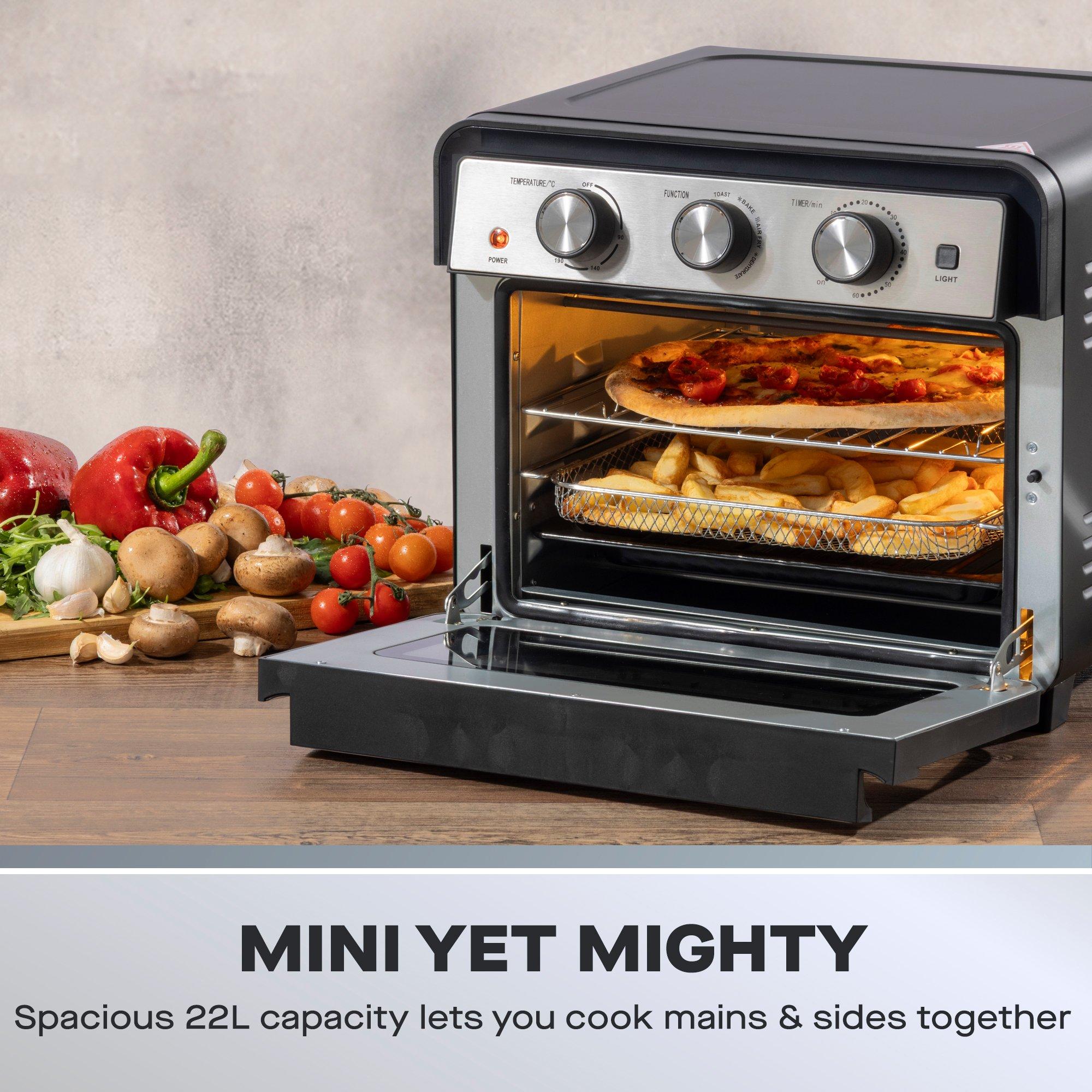 Black - Daewoo Electricals - 22L AIRFRYER OVEN - 3