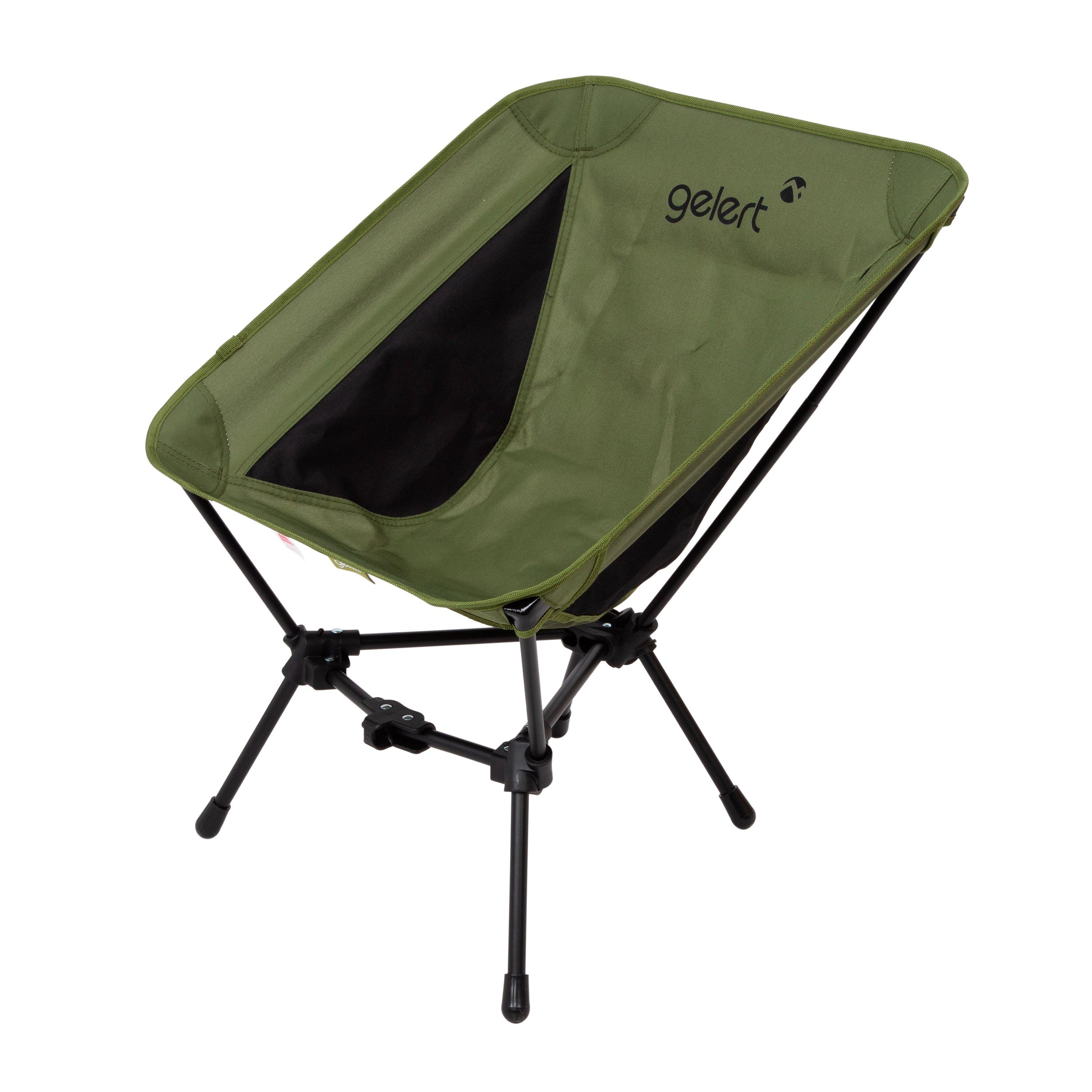 Green/Black - Gelert - Lightweight Compact Camping Chair - 3
