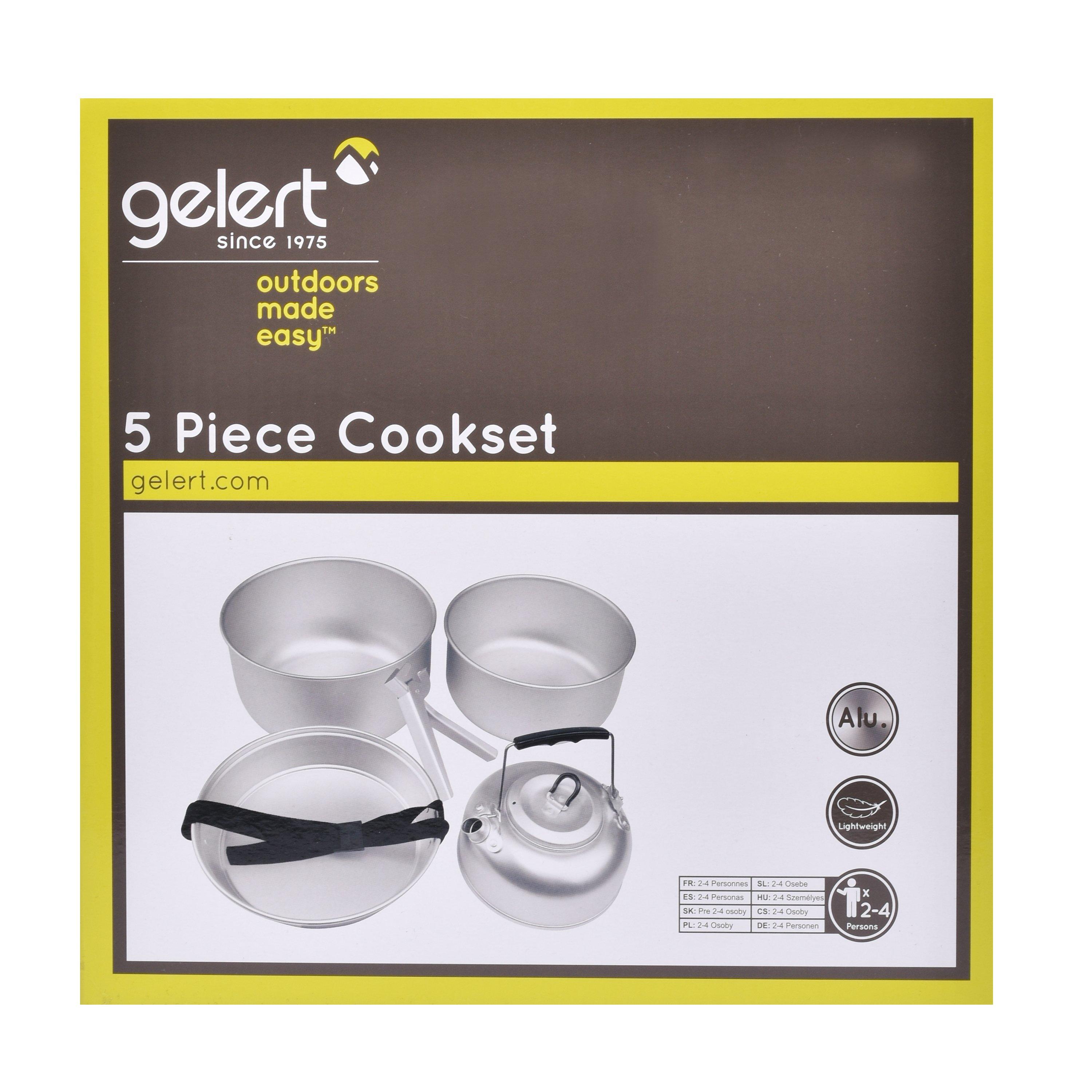- - Gelert - 5 Piece Cookset - 1