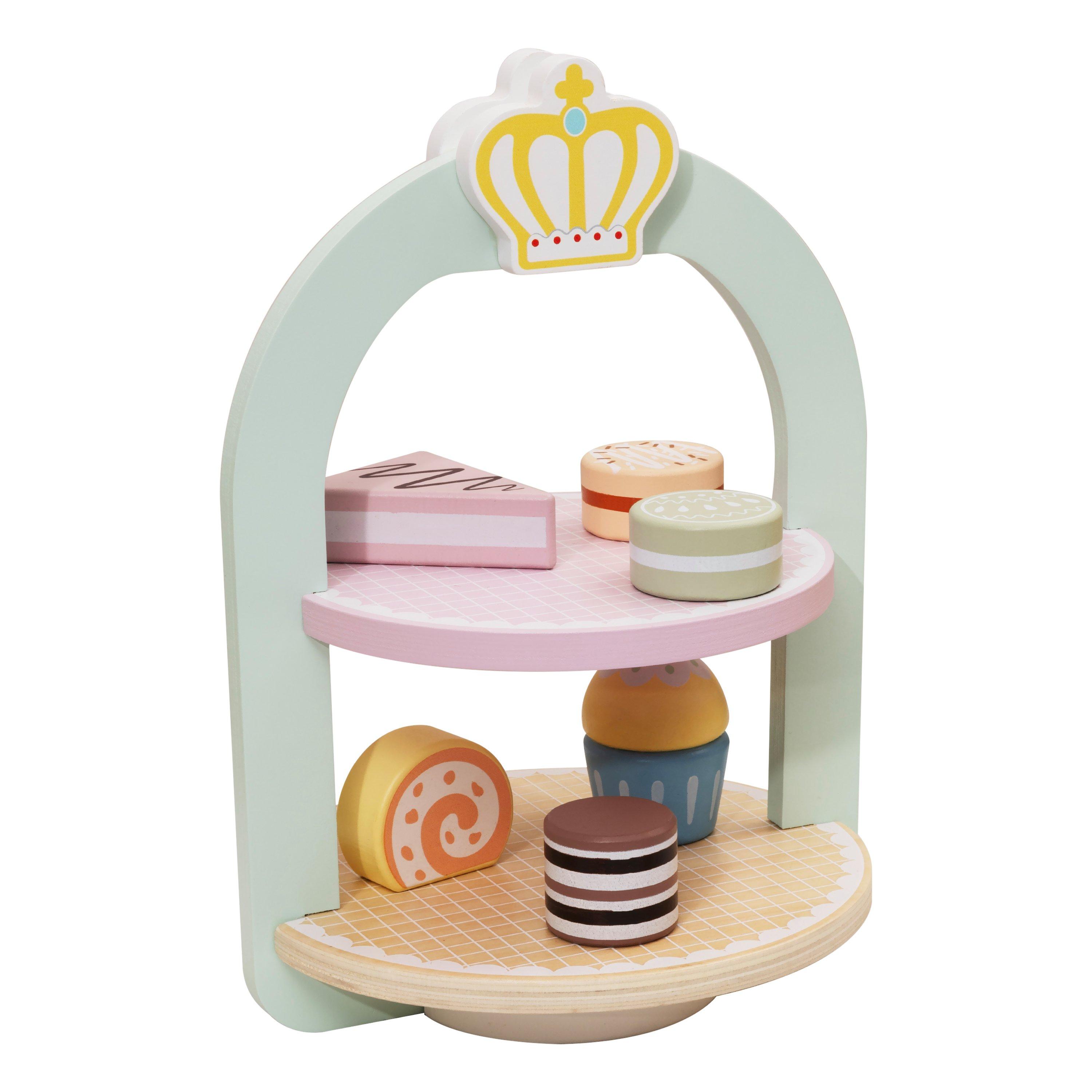 Tooky Toy  Infant Wooden Cake Stand Set - 