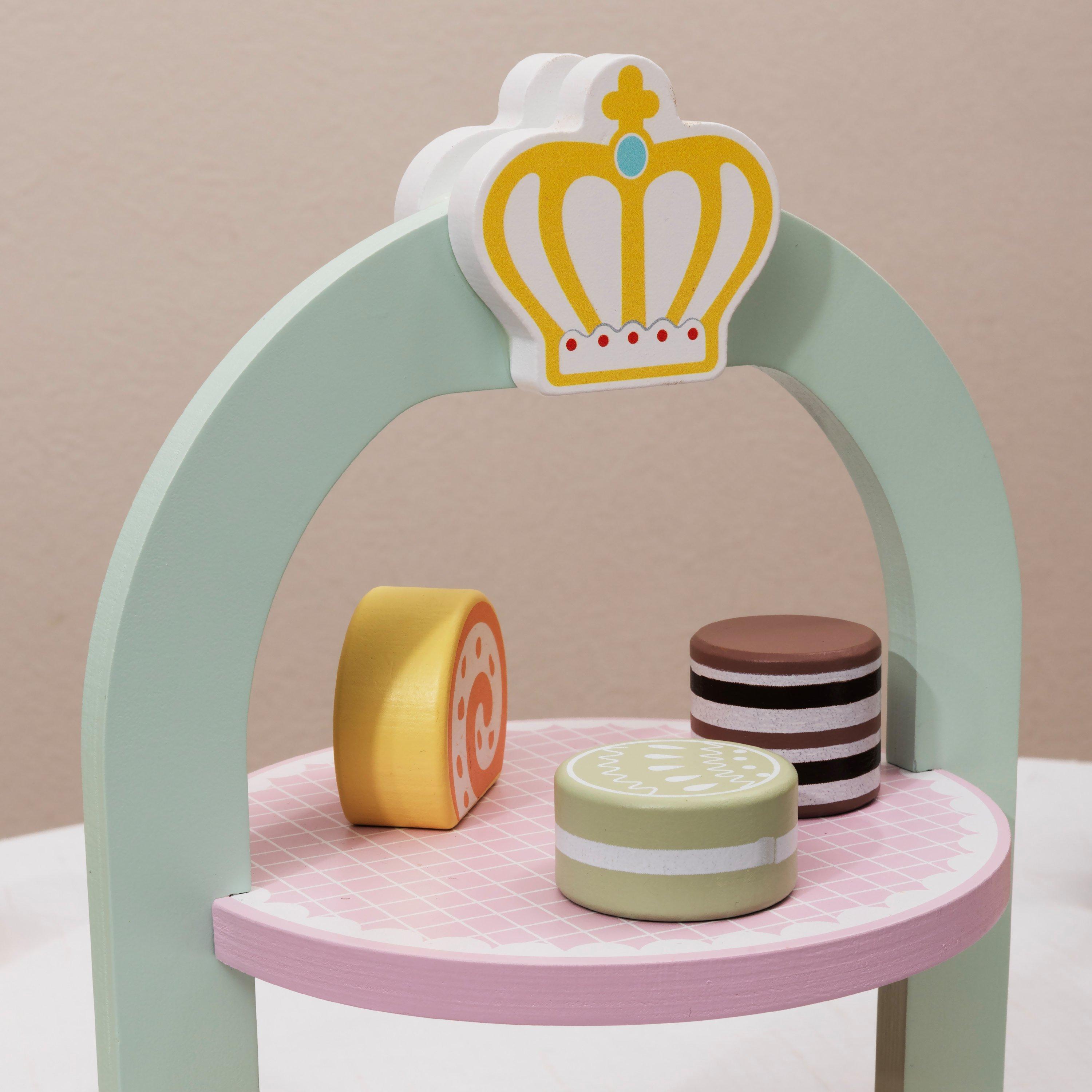 ple - Tooky Toy - Wooden Cake Stand Set - 4