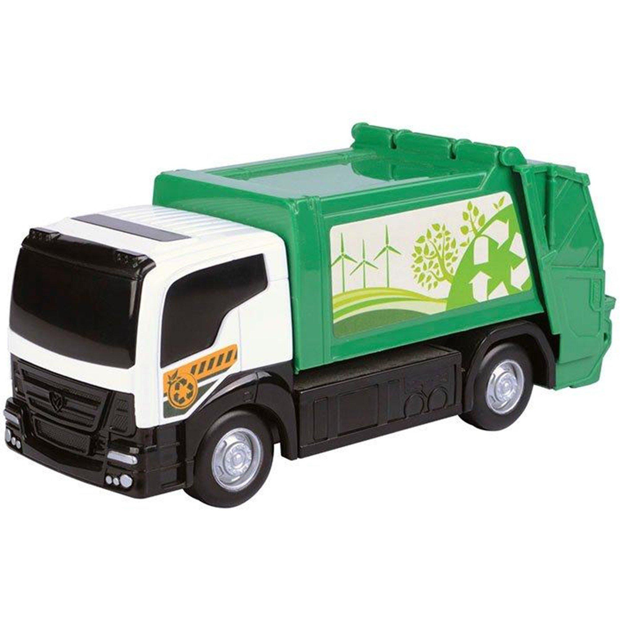 Green - Toylife - Studio 5 Inch Recycling Truck Pre-School Toy