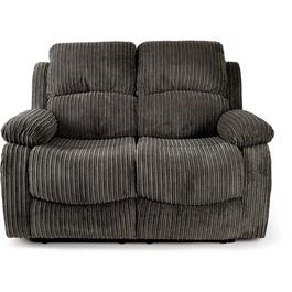 Homelife Canterbury Jumbo Cord Recliner 2 Seater Sofa