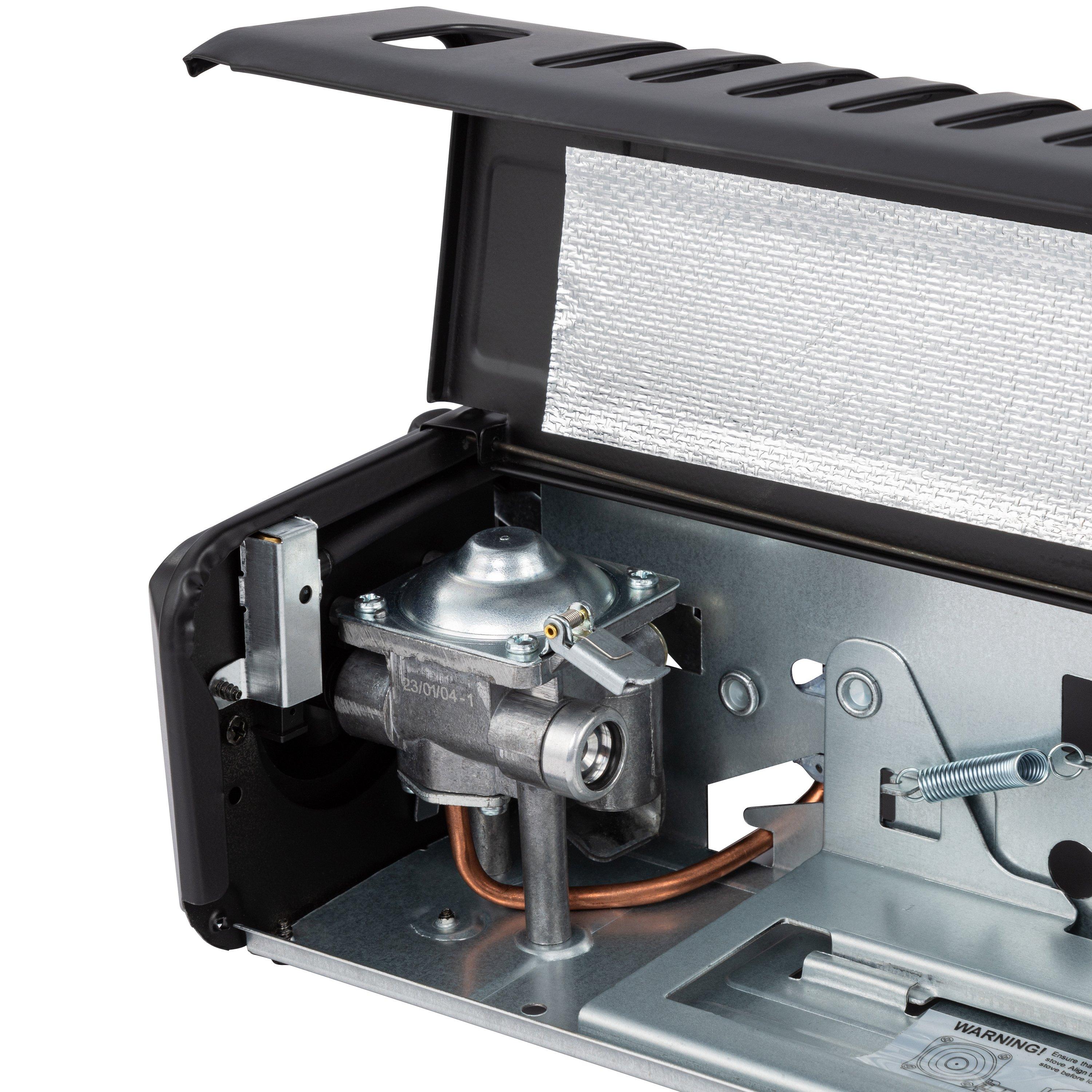 Black - Gelert - Portable Gas Stove - 5