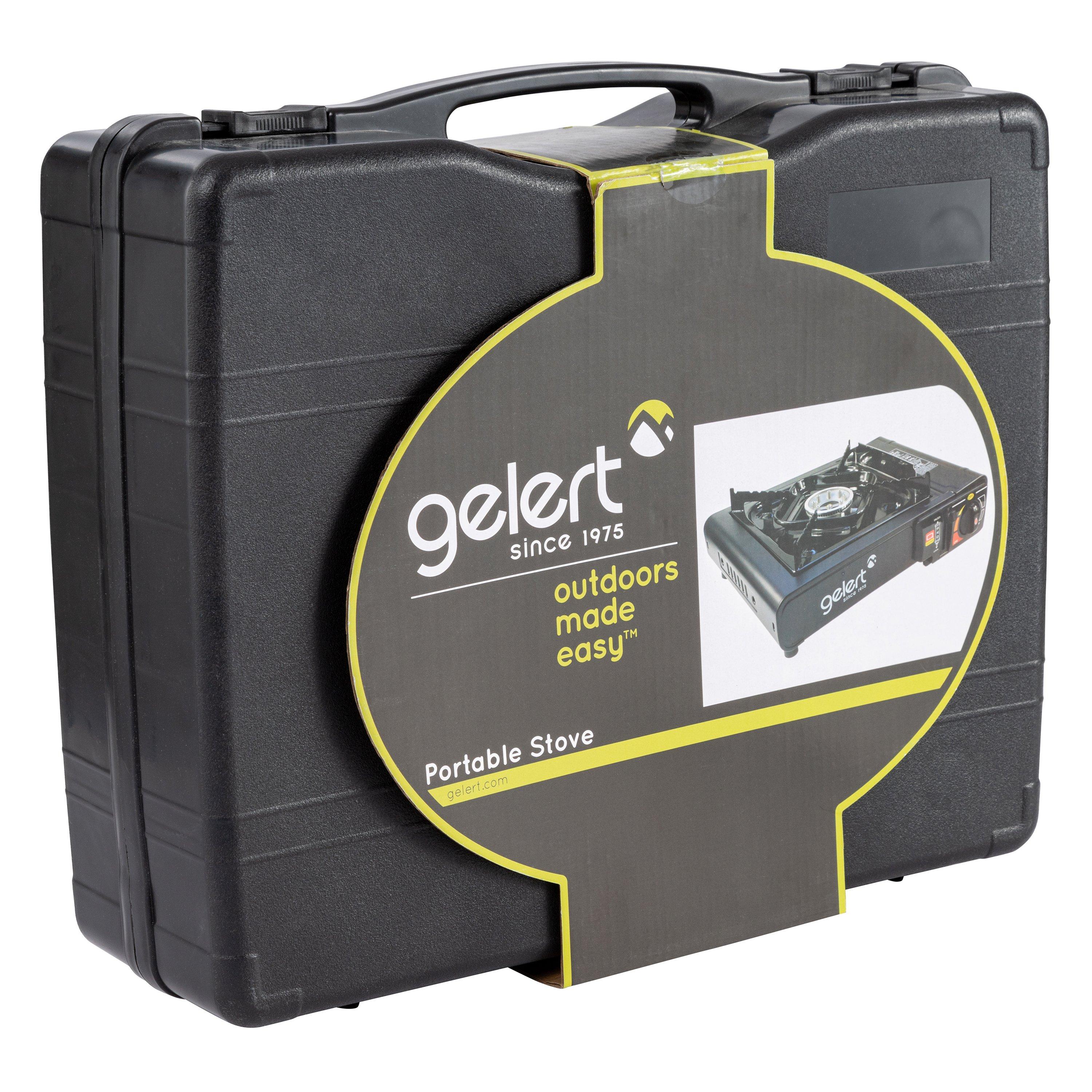 Black - Gelert - Portable Gas Stove - 6