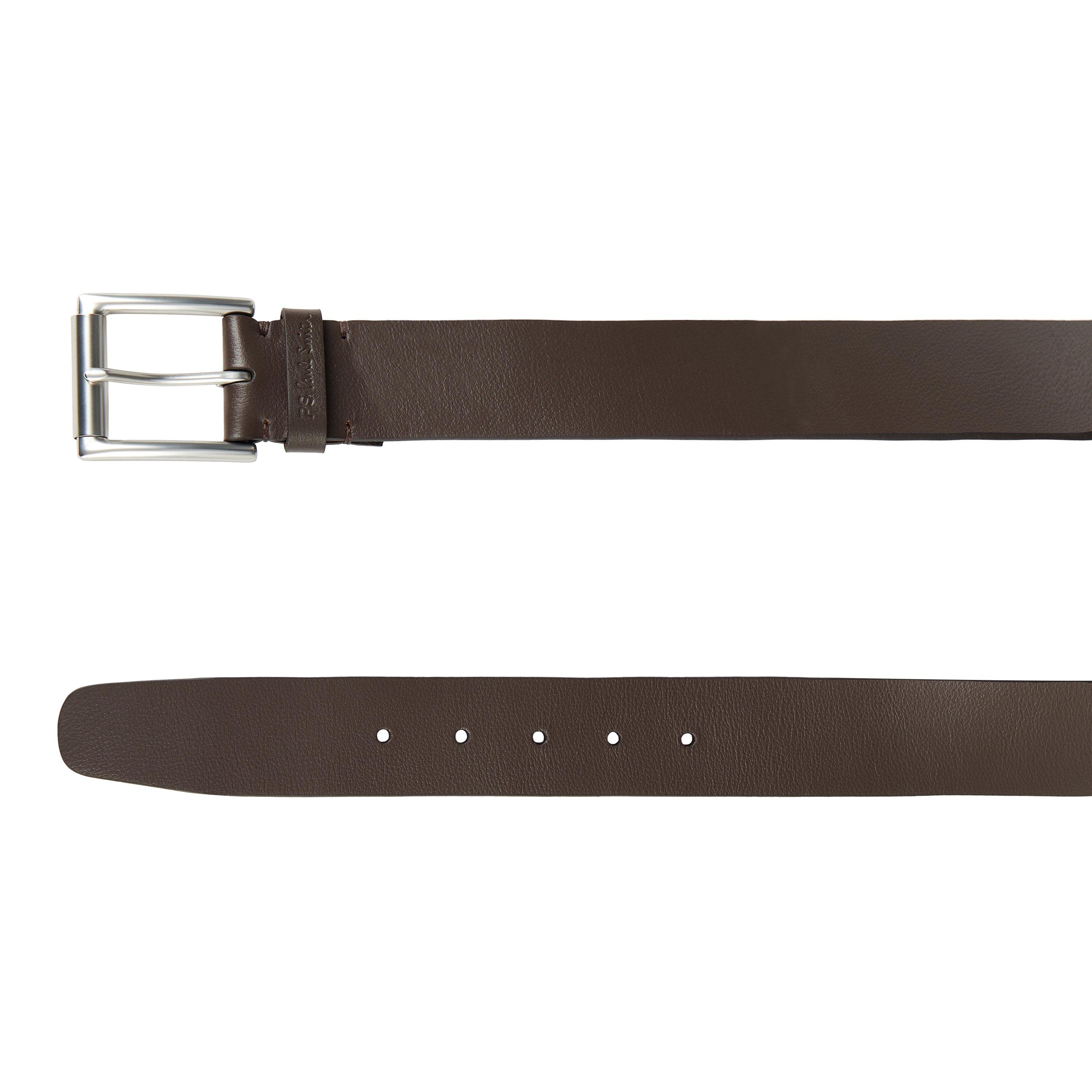 Castanho 66 - PS Paul Smith - Keeper Leather Belt - 3