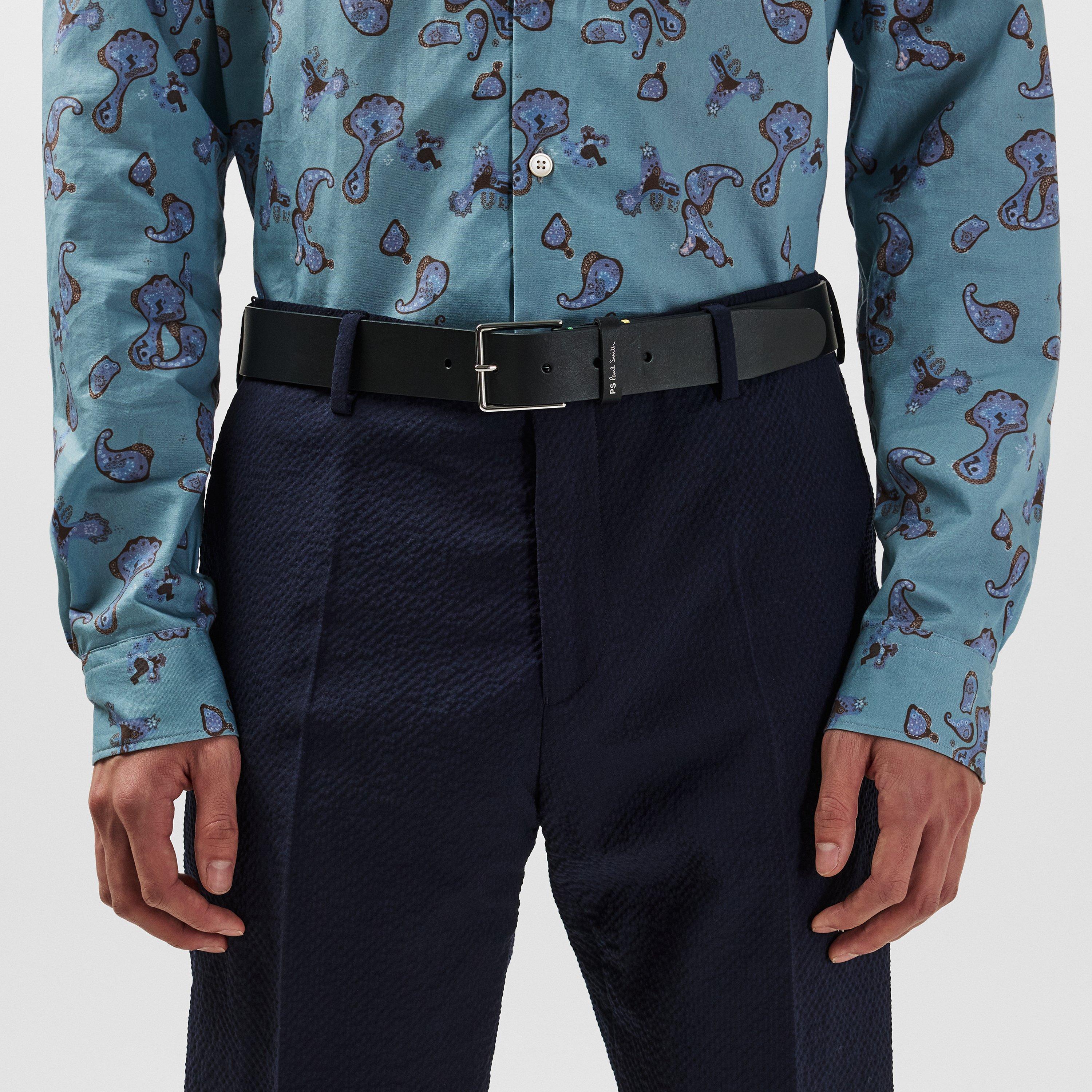 Nero 79 - PS Paul Smith - Men's Smart Leather Belt - 2