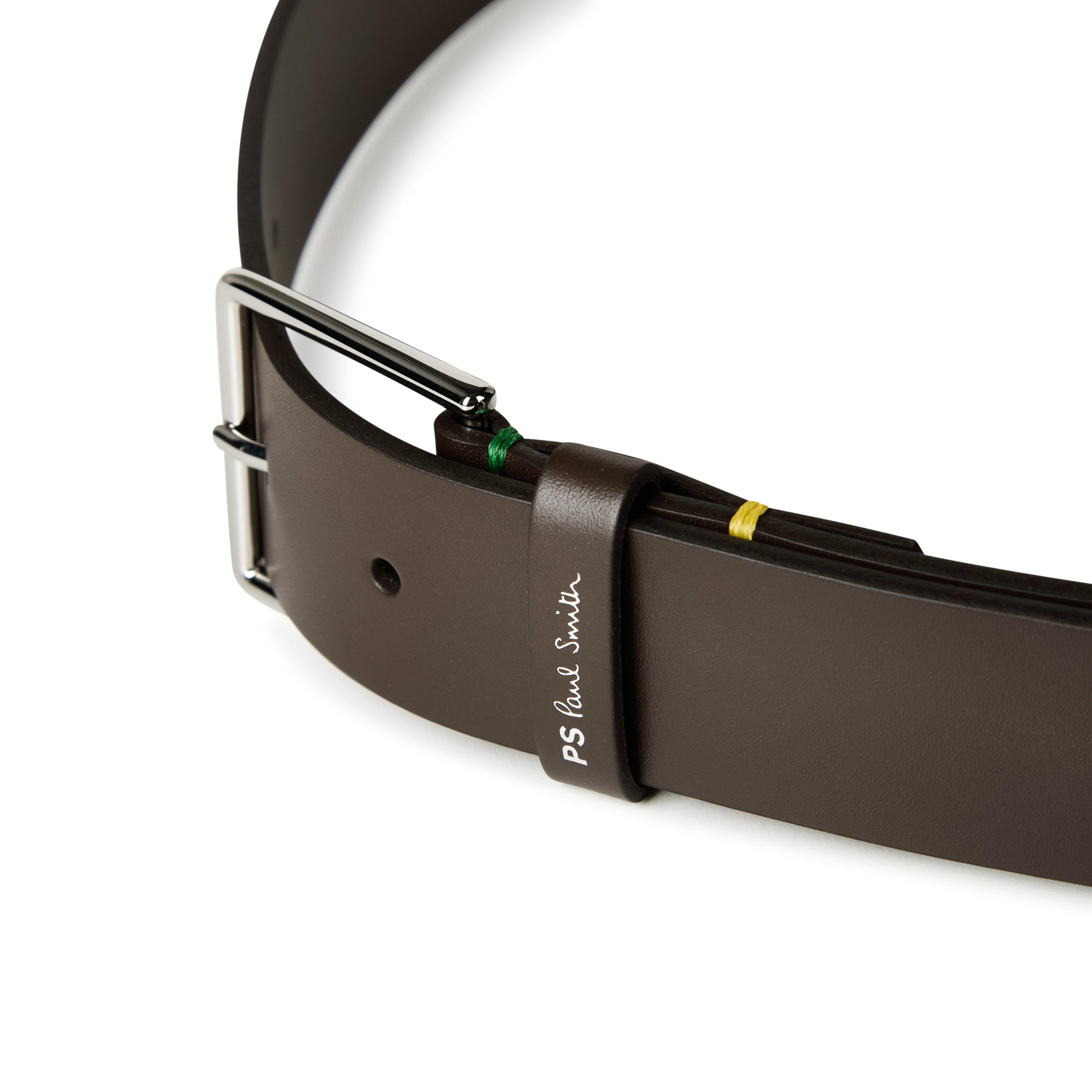 Marron 66 - PS Paul Smith - Men's Smart Leather Belt - 4