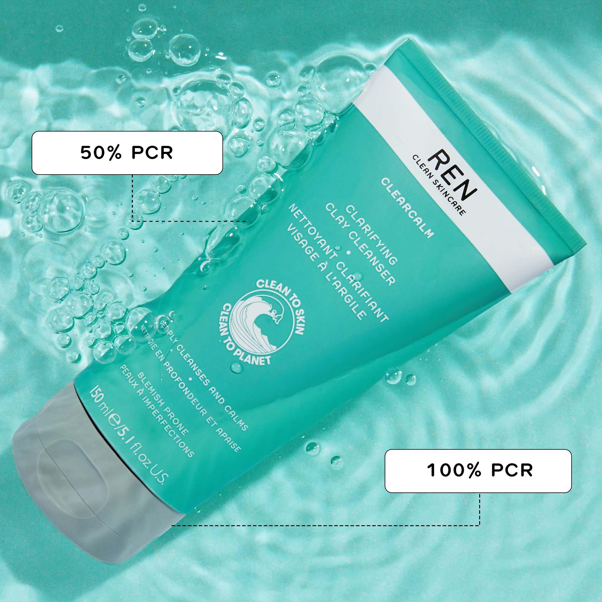 None - Ren - Clean Skincare Clearcalm Clarifying Clay Cleanser - 6