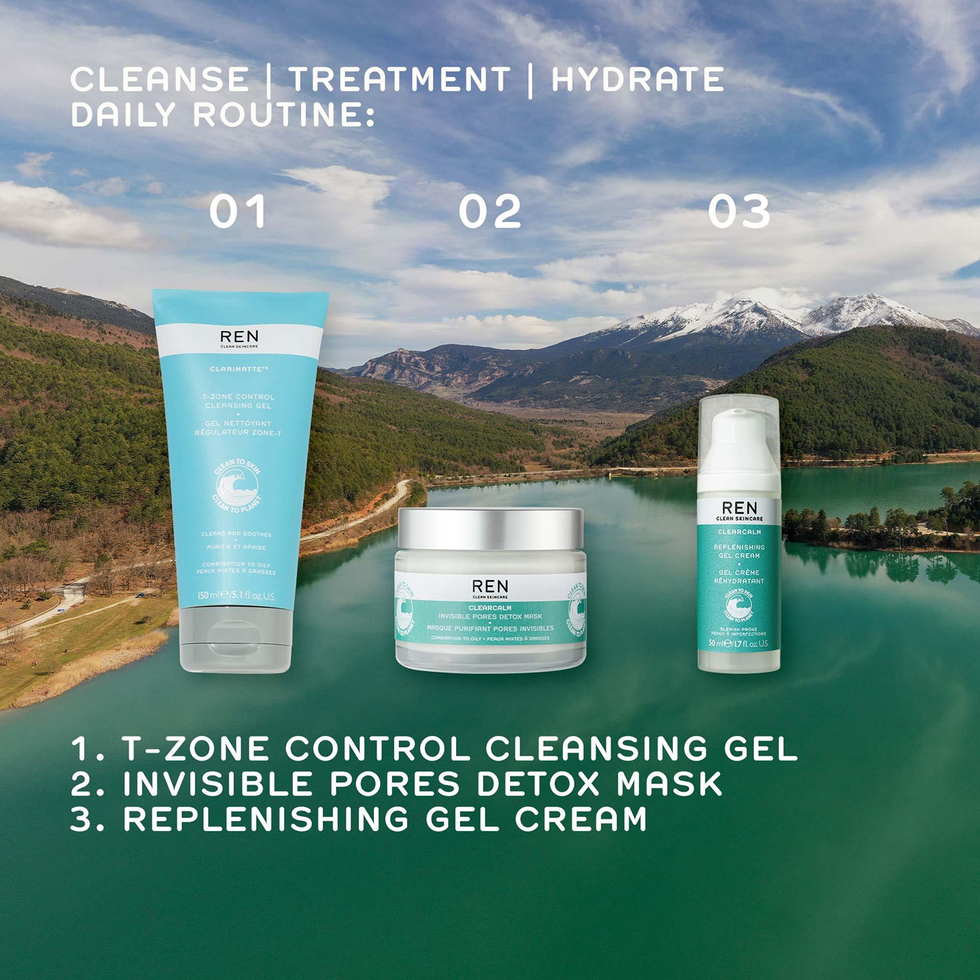 None - Ren - Clean Skincare Clearcalm Invisible Pores Detox Mask - 5