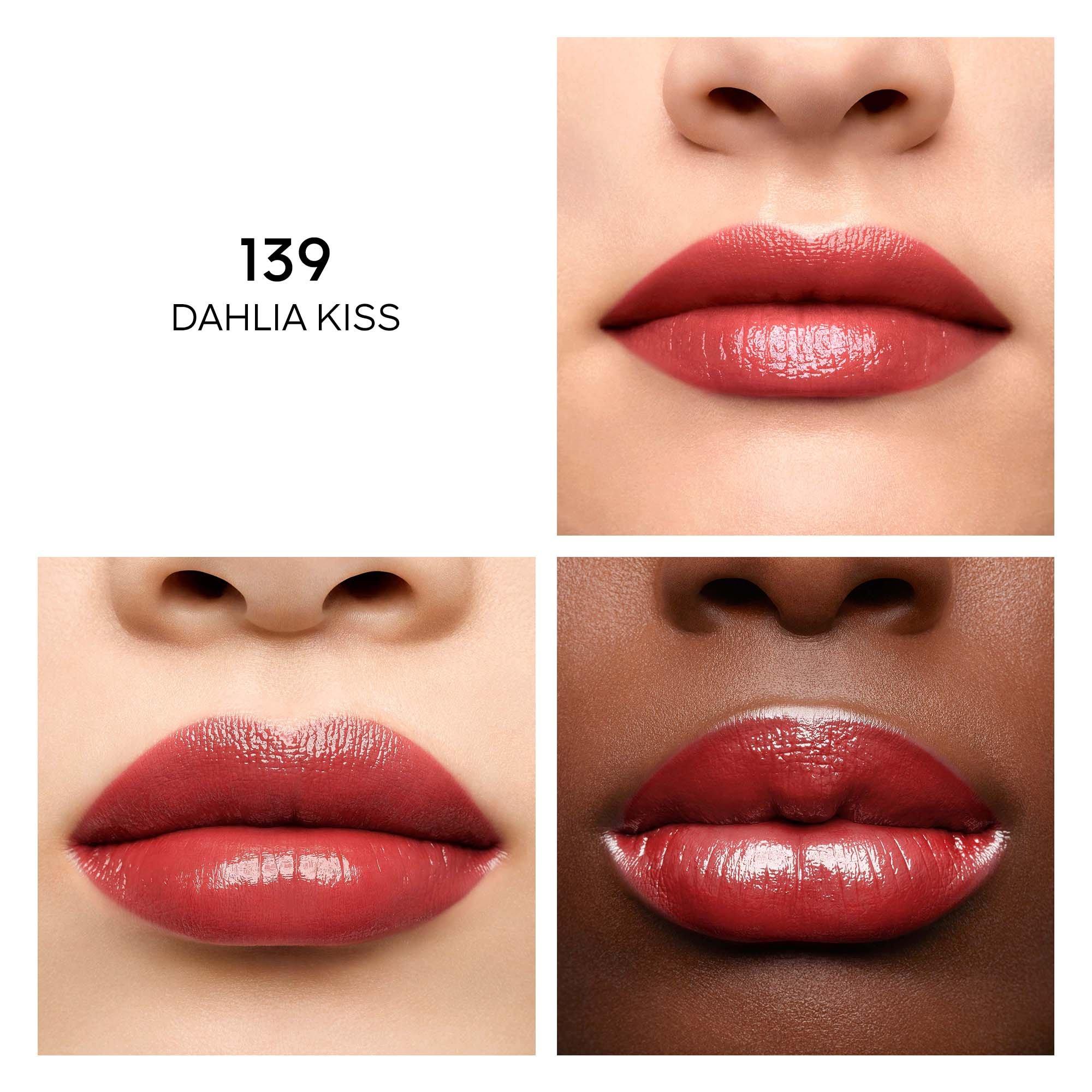 Dahlia Kiss 139 - Guerlain - KissKiss Shine Bloom NATURALLY-DERIVED INGREDIENTS LIPSTICK - 4