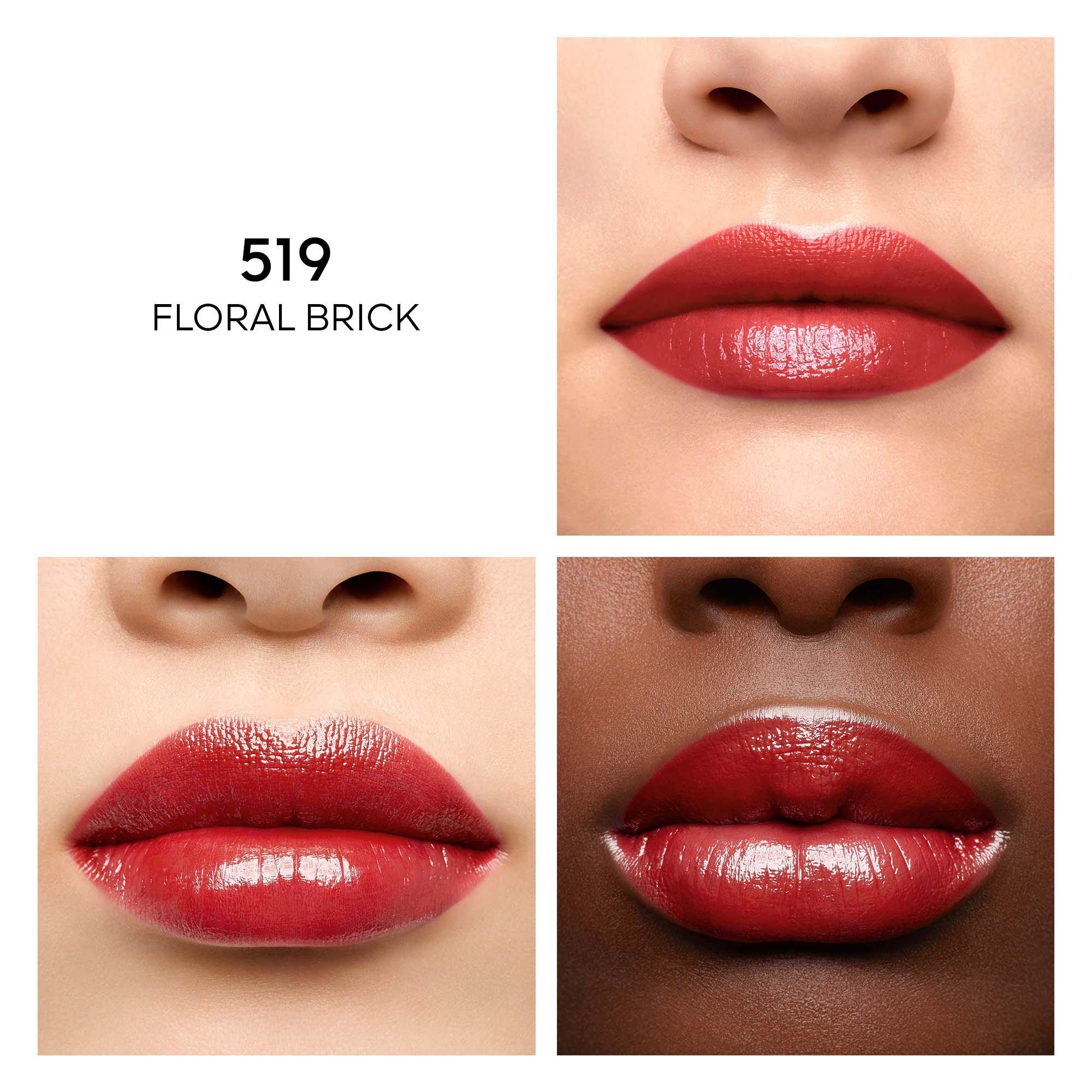 Floral Brick - Guerlain - KissKiss Shine Bloom 95% NATURALLY-DERIVED INGREDIENTS LIPSTICK - 4