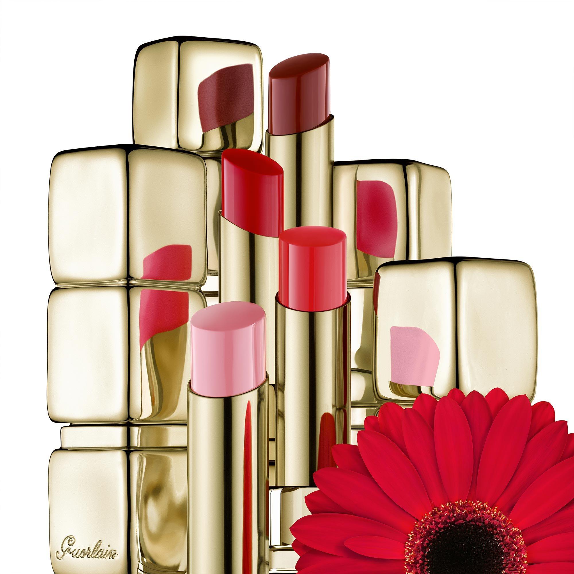Floral Brick - Guerlain - KissKiss Shine Bloom 95% NATURALLY-DERIVED INGREDIENTS LIPSTICK - 7