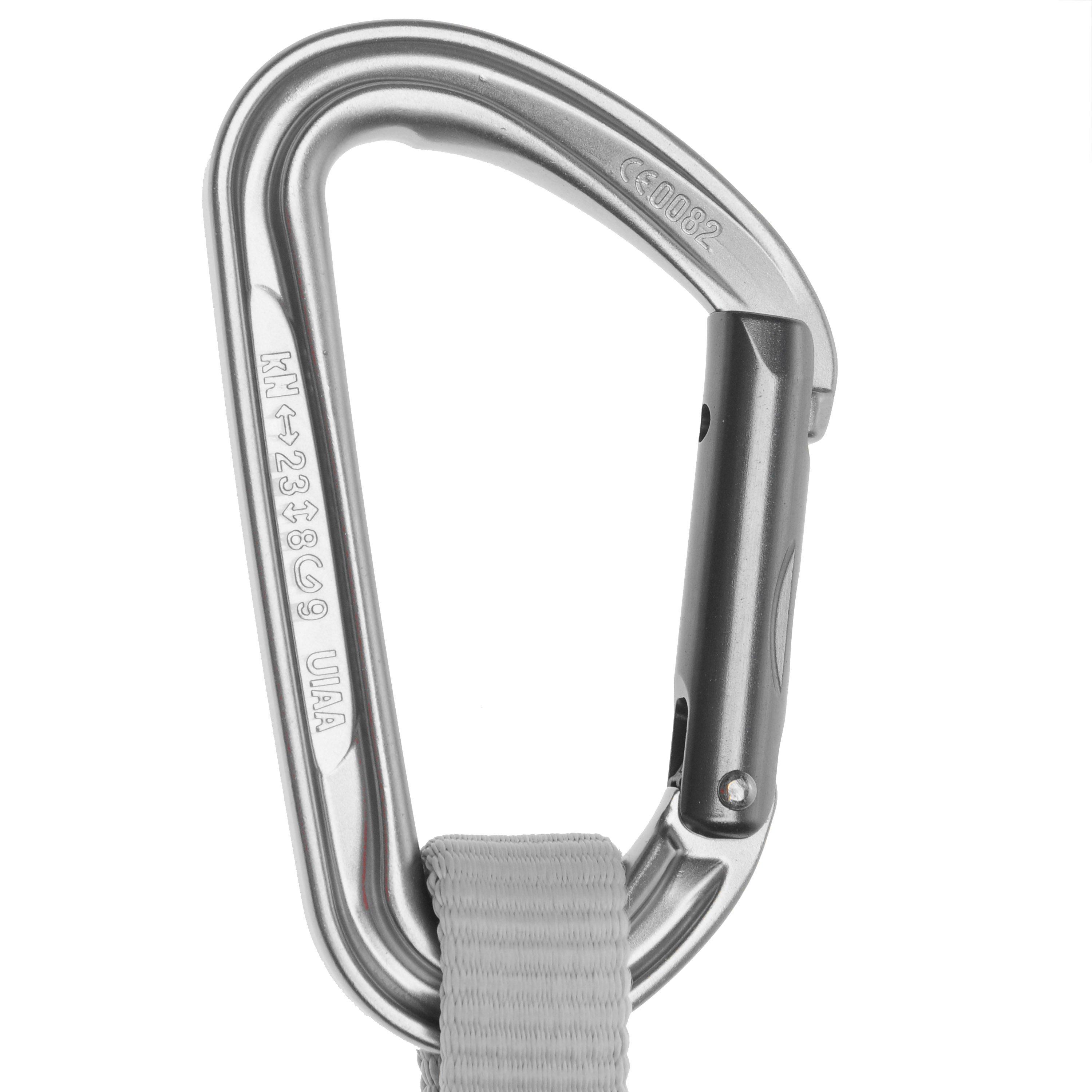 Zilver - Petzl - Spirit Express 17cm Quickdraw Carabiner - 3