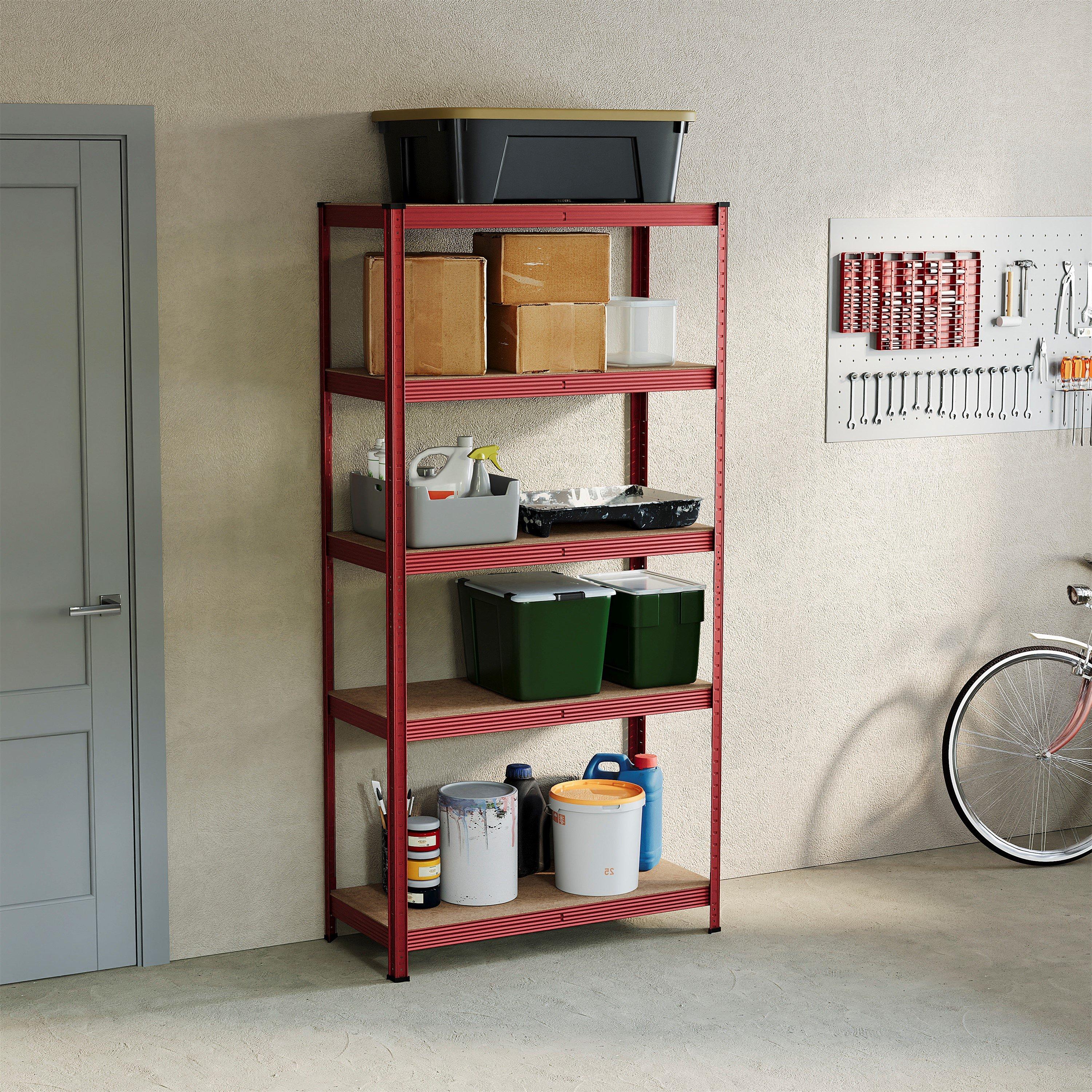 Lassic Home Vida 5 Tier Garage Shelf, Large