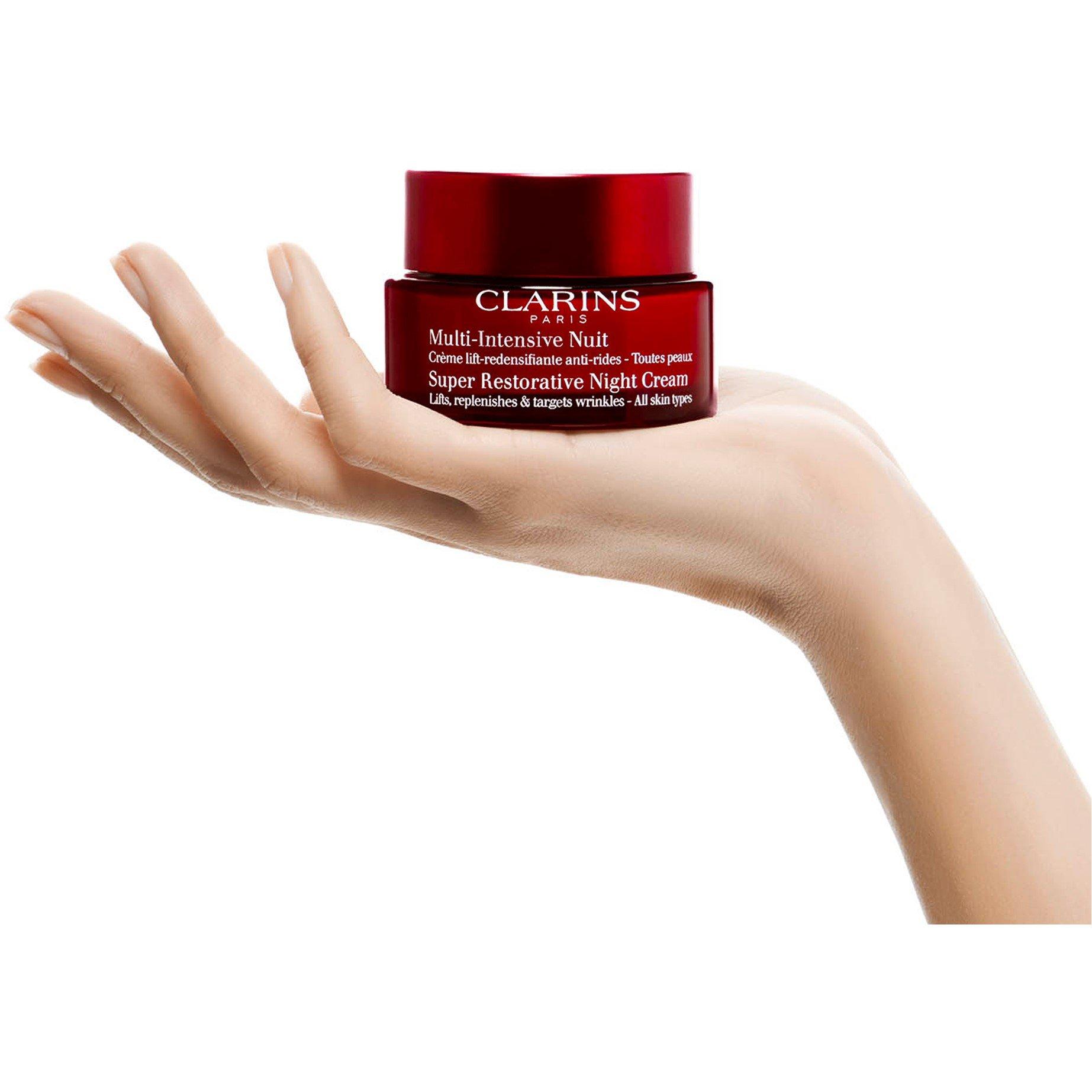 Clear - Clarins - Super Restorative Night Cream All Skin Types - 6