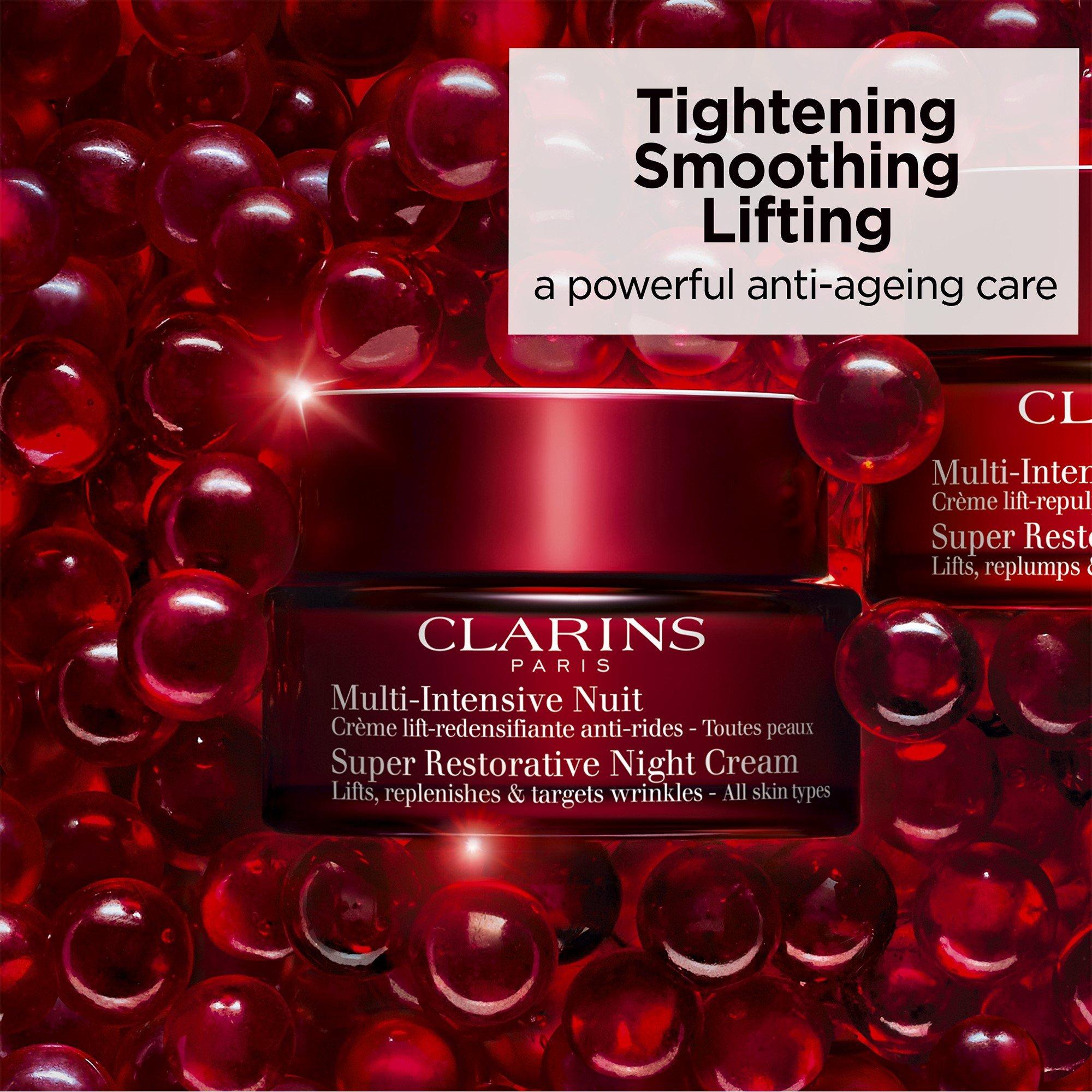 Clear - Clarins - Super Restorative Night Cream All Skin Types - 8
