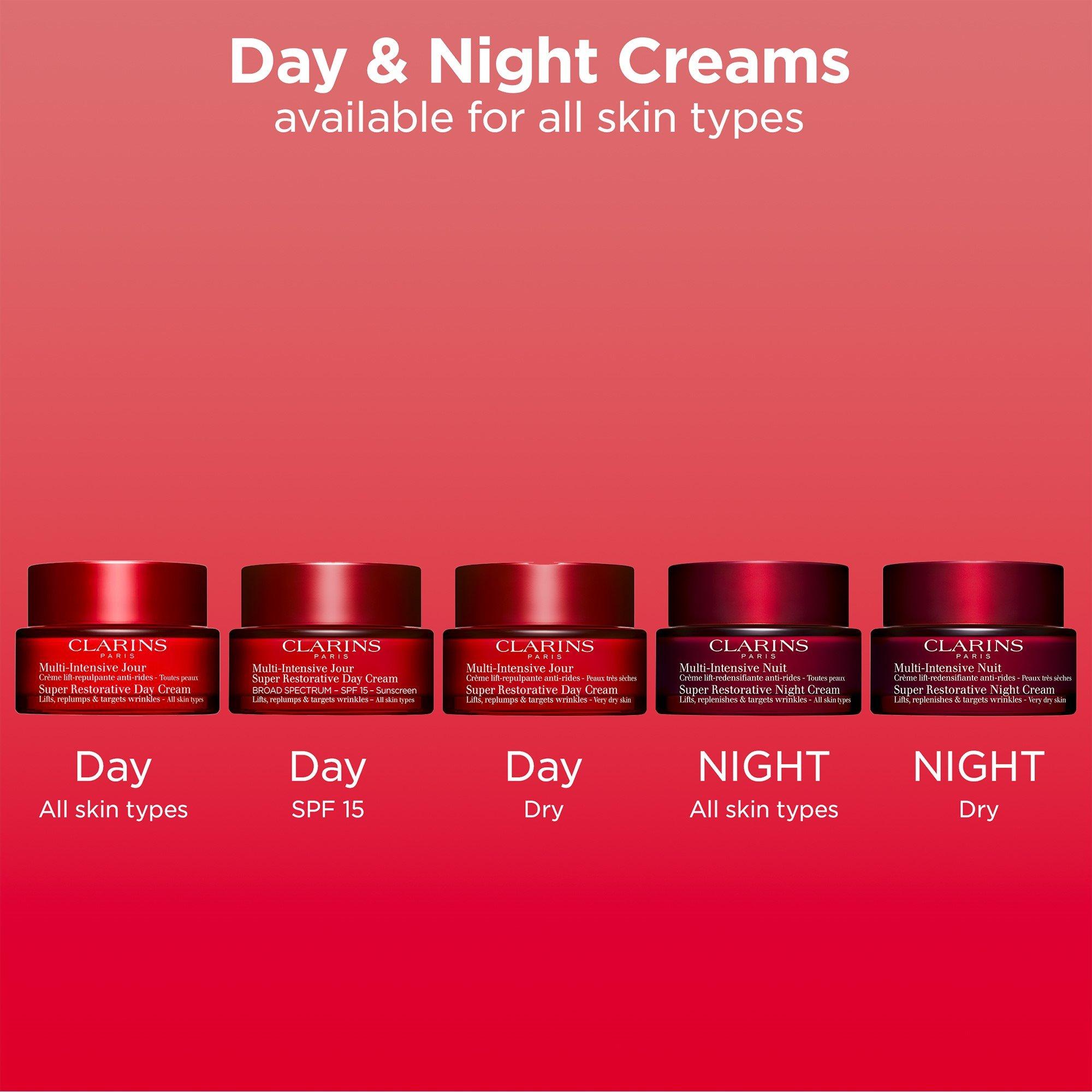 Clear - Clarins - Super Restorative Night Cream All Skin Types - 9