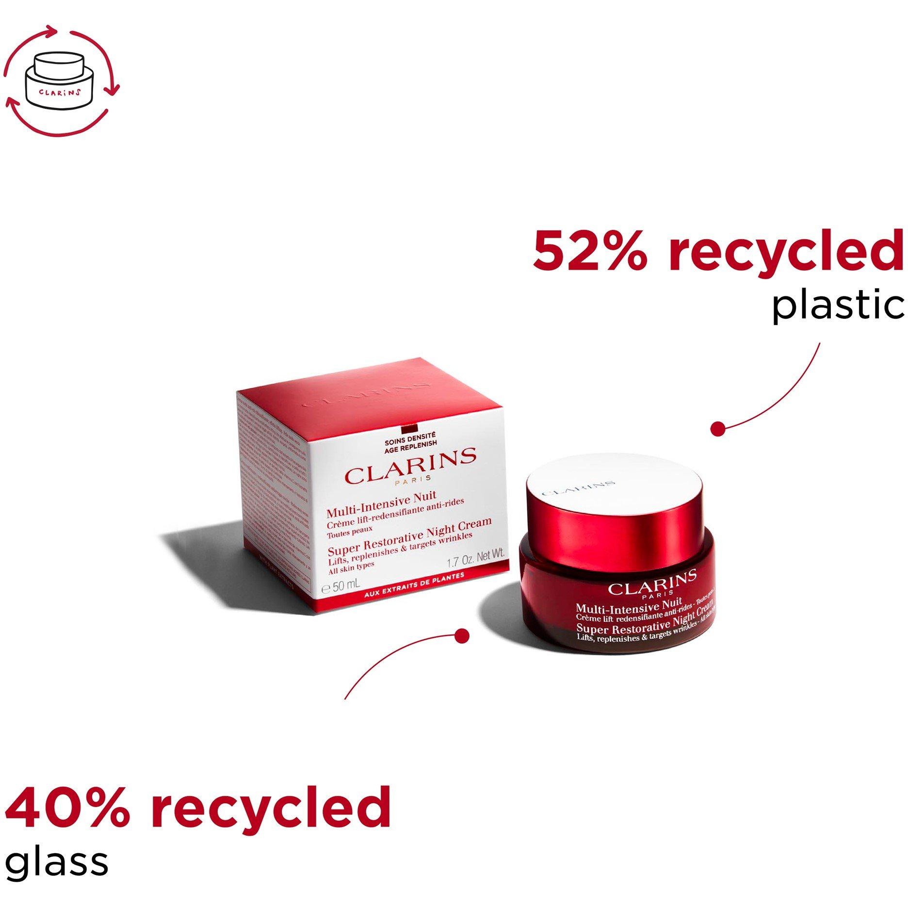 Clear - Clarins - Super Restorative Night Cream All Skin Types - 10