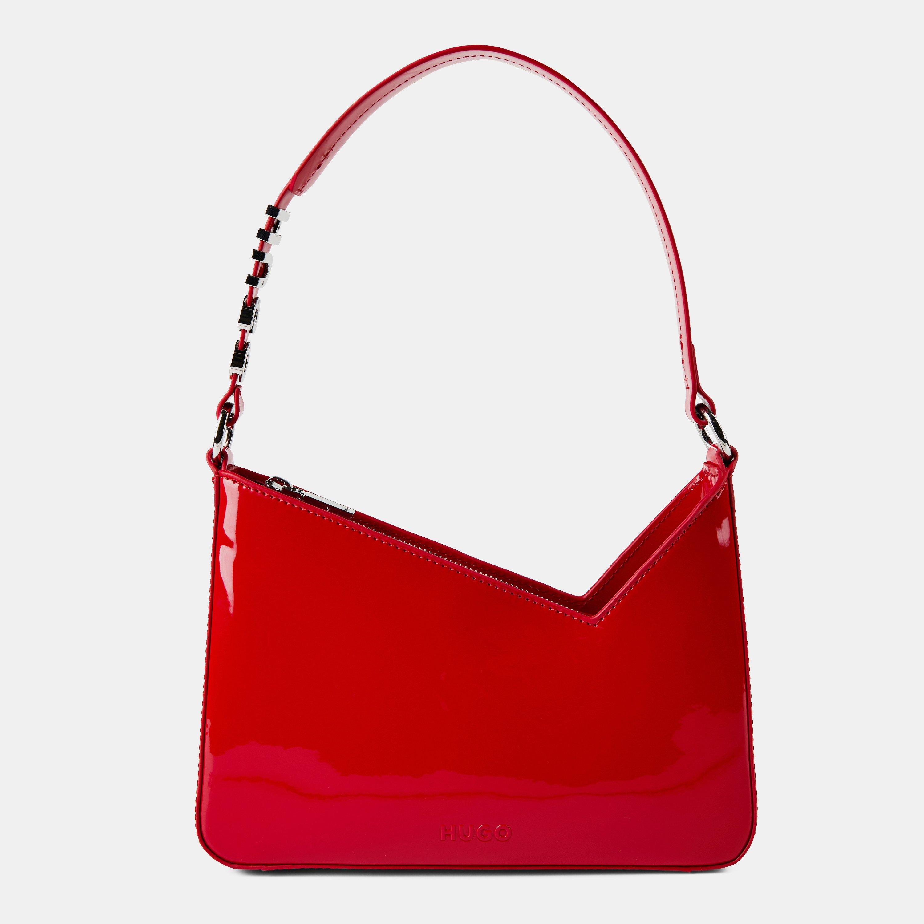 Hugo Women's Mel Shoulder Bag - Glossy Red