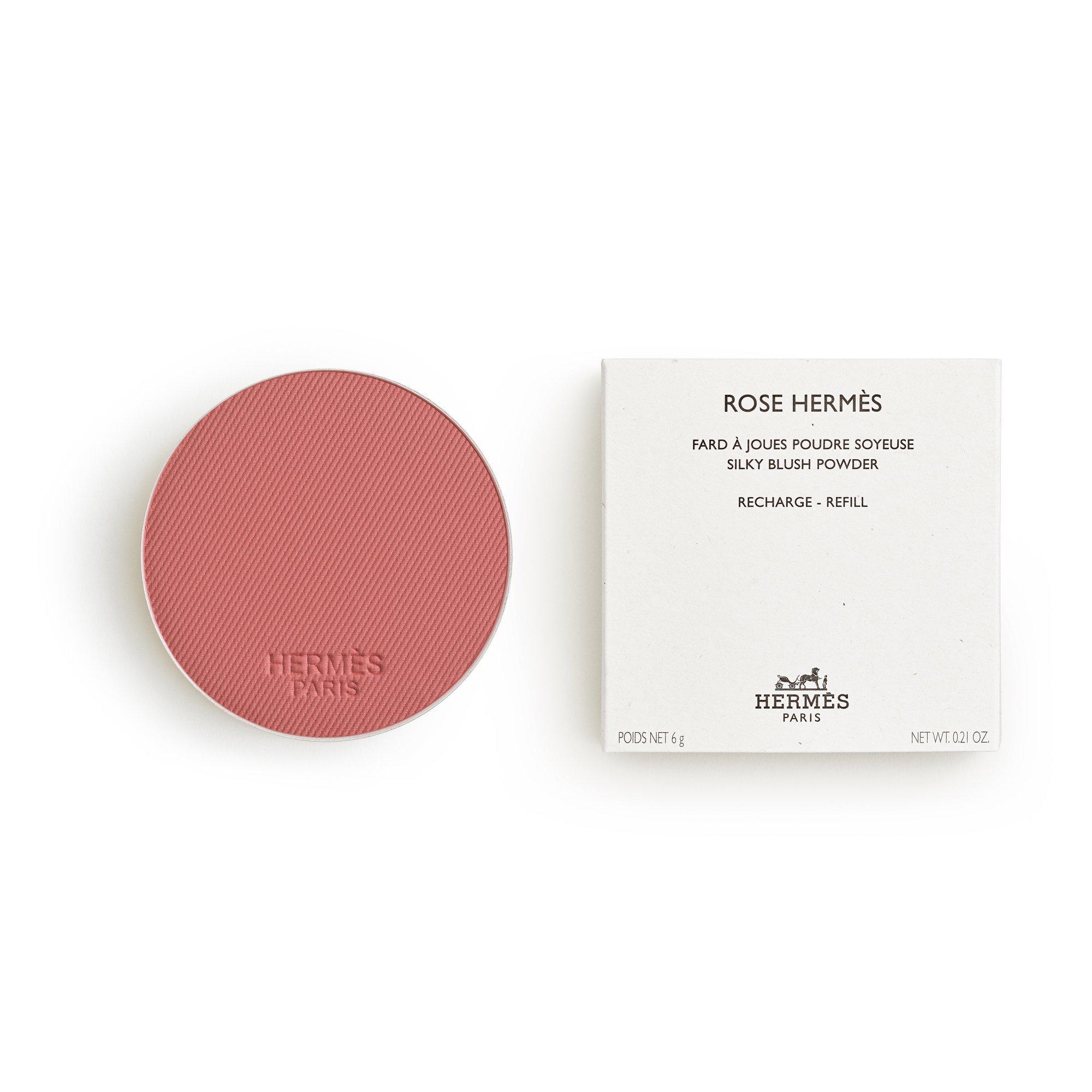 Hermes Rose Hermès, Silky blush powder refill - Rose Feu
