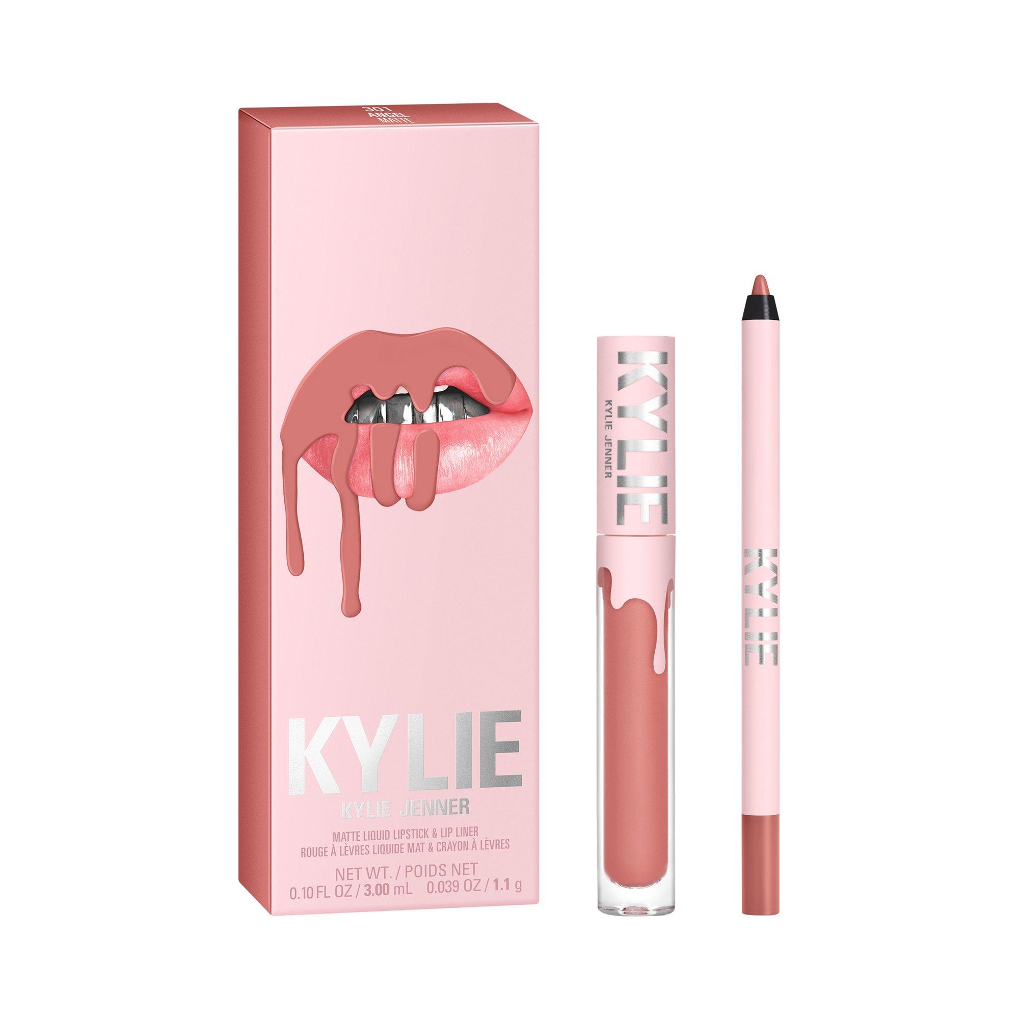 Kylie Cosmetics - Matte Lip Kit: Matte Liquid Lipstick 3Ml + Lip Liner 1.1G - # 301 Angel 006794 - 2Pcs - Image 5