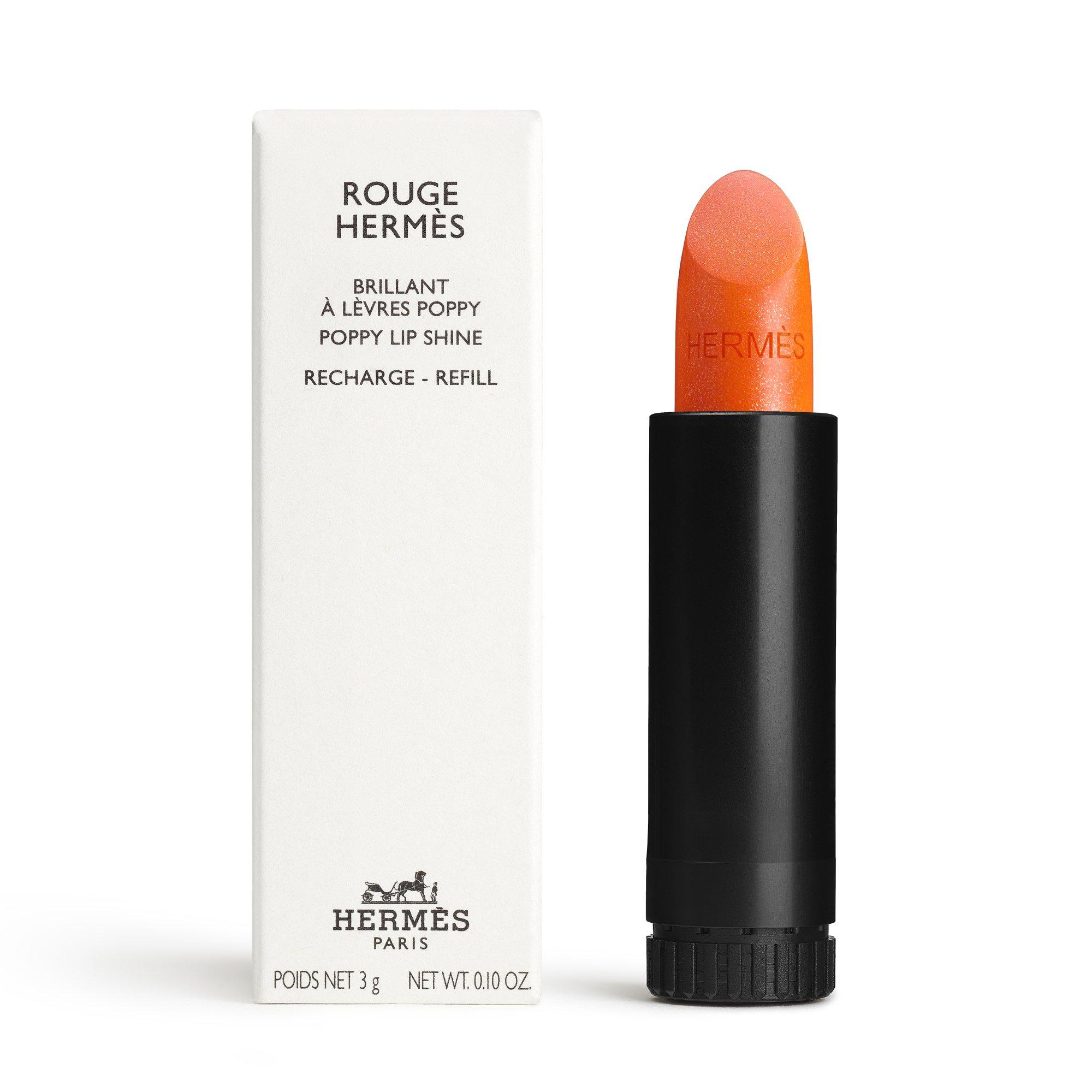 Hermes Rouge Hermès, poppy lip shine refill - PoppyLipShne