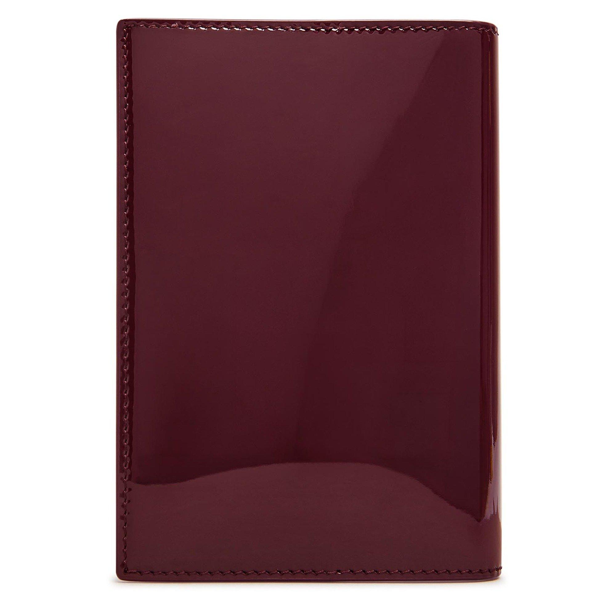 BURGUNDY - Saint Laurent - PATENT PASSPORT HOLDER - 2