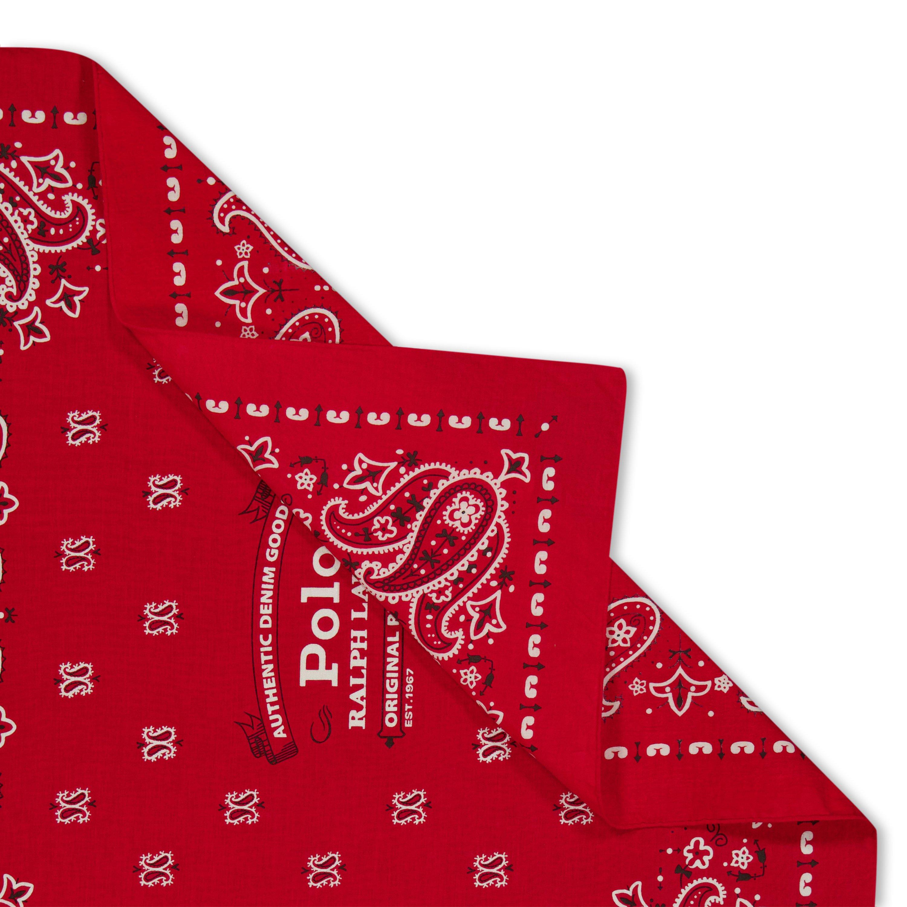 RED - Polo Ralph Lauren - CLASSIC BNDN-SCARF-SQUARE - 2