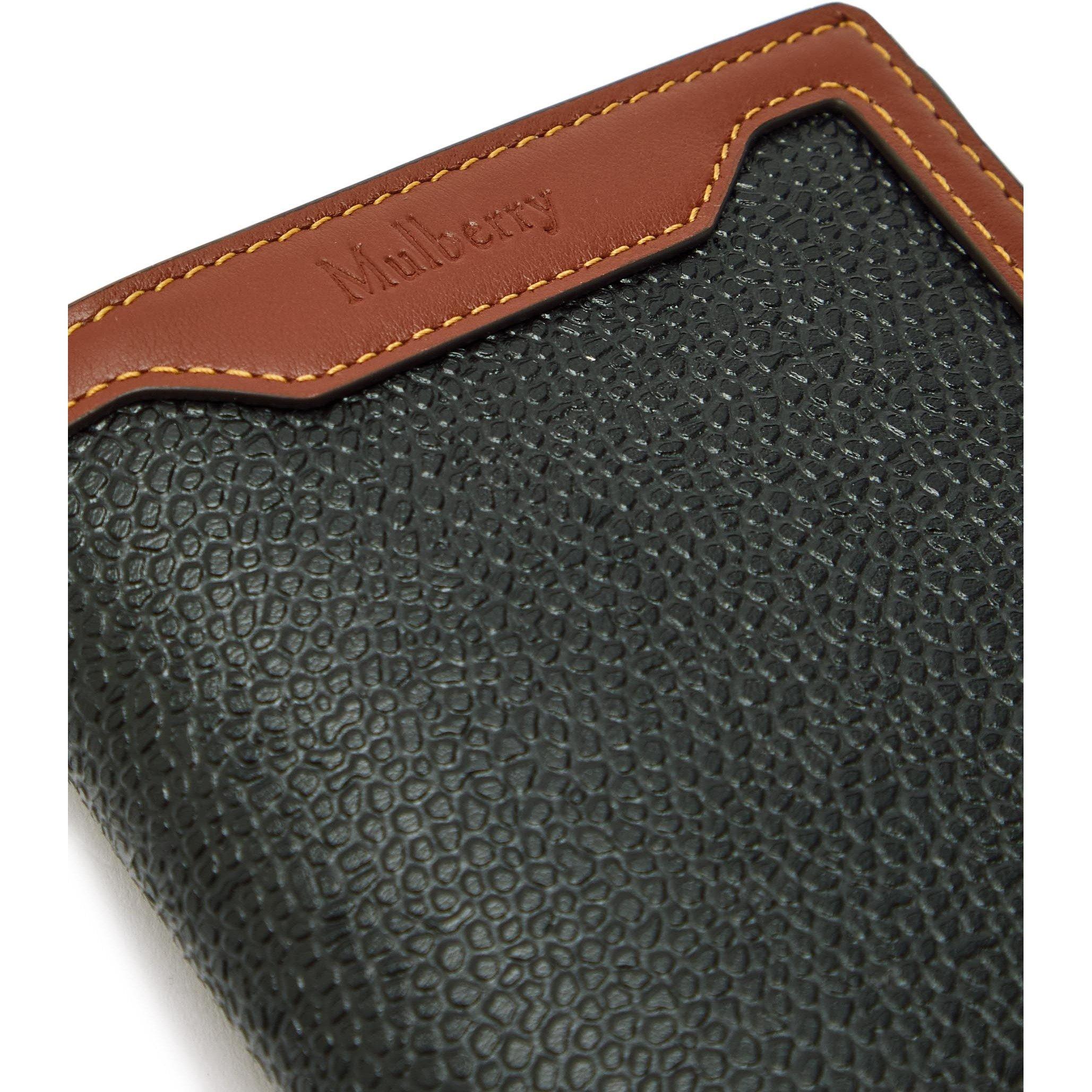 BLACK AND OTHER - Mulberry - Men's Leather Passport Holder - 4