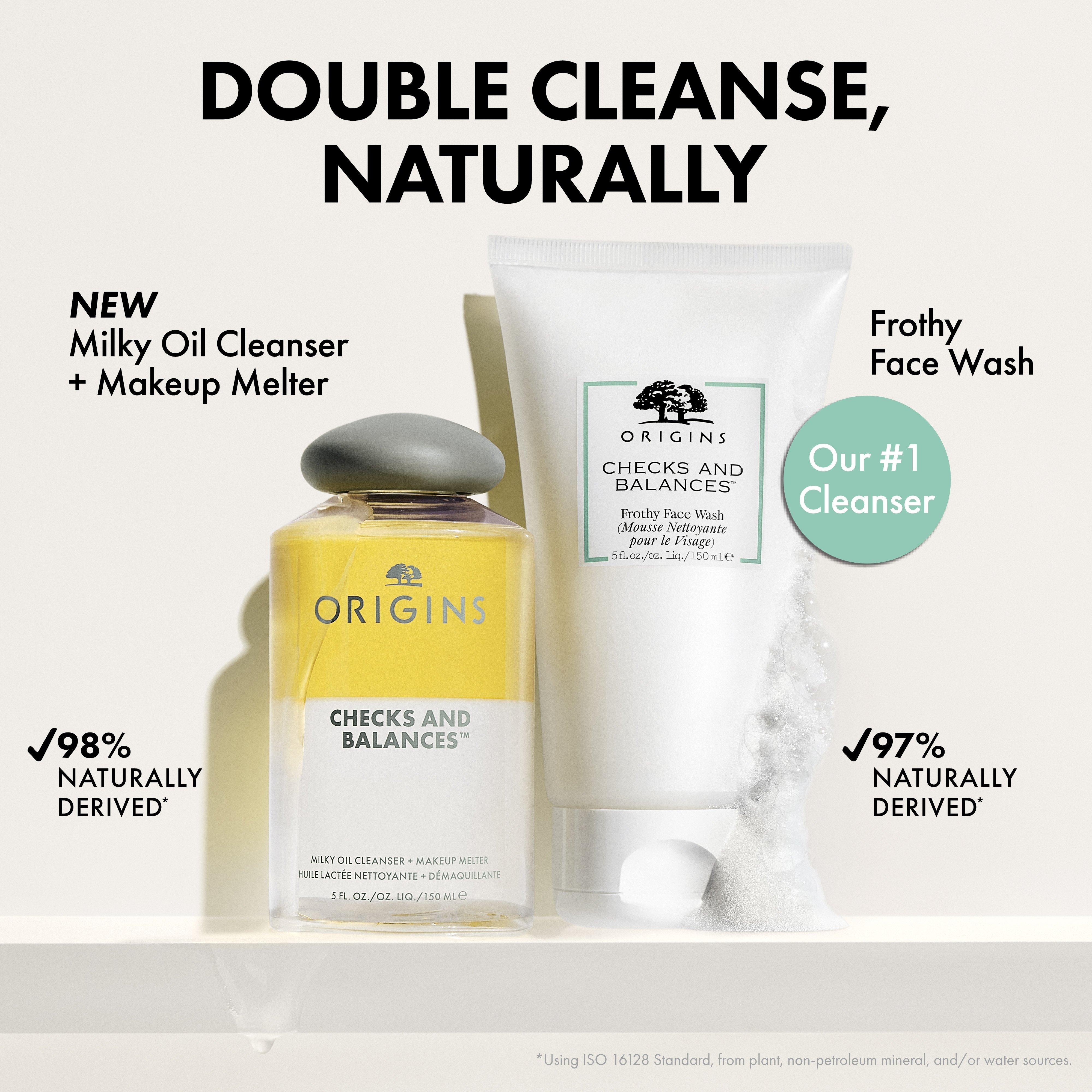 None - Origins - CHECKS AND BALANCES Milky Oil Cleanser + Makeup Remover 150ml - 3