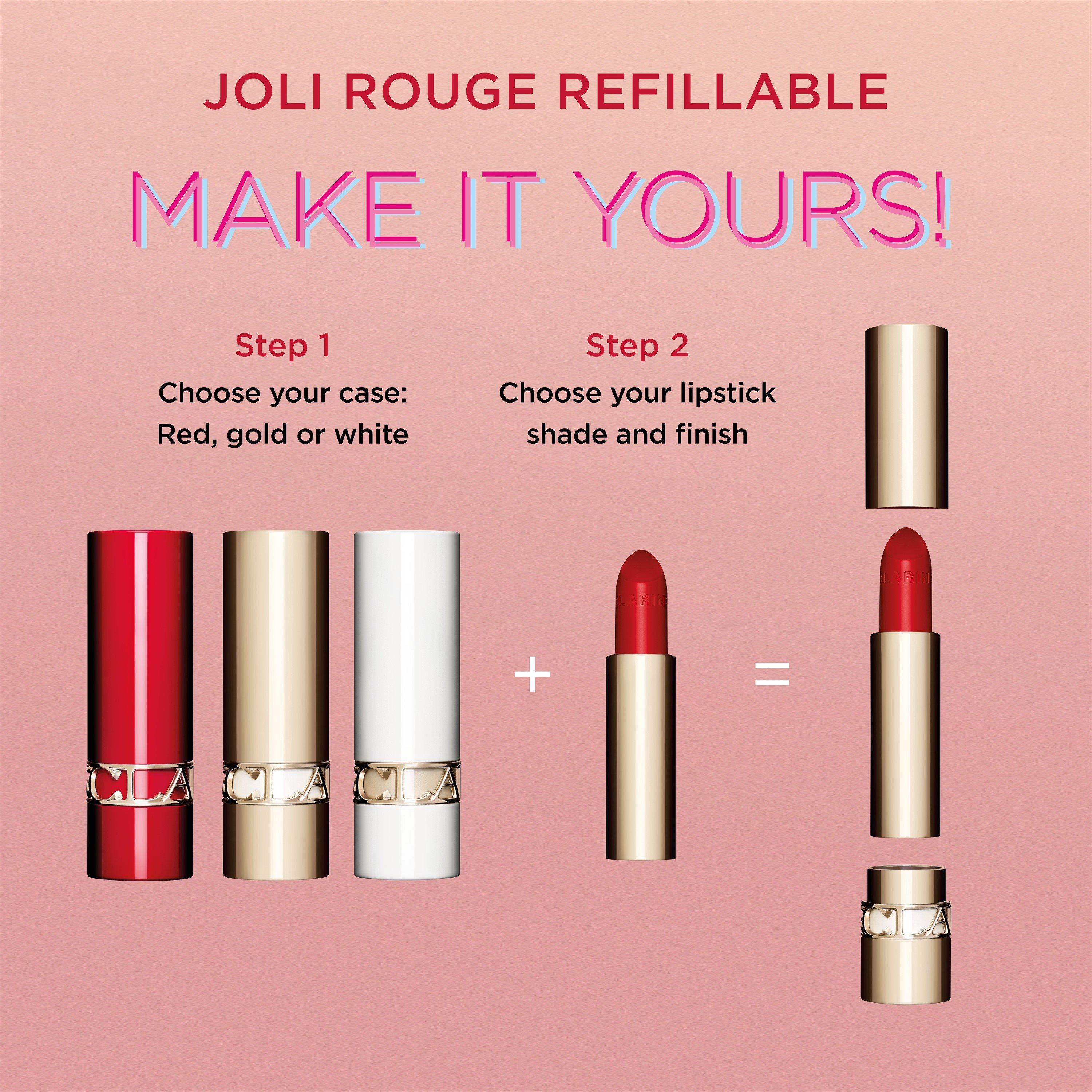 742 Joli Rouge - Clarins - Joli Rouge Satin Lipstick Refill - 9